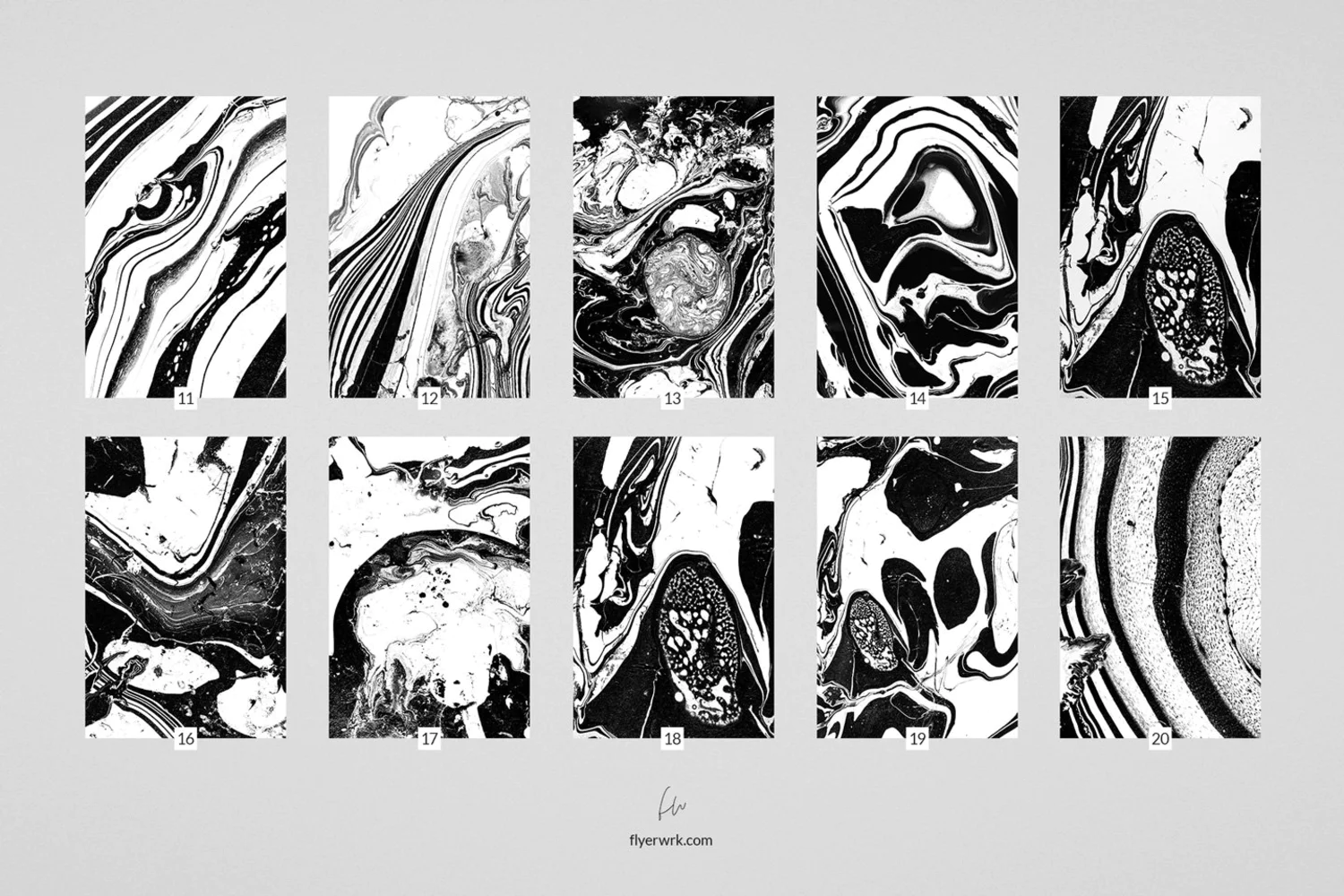 3747 50款高清抽象大理石液体海报设计底纹背景图片素材 Marmor – 50 Abstract Marble textures