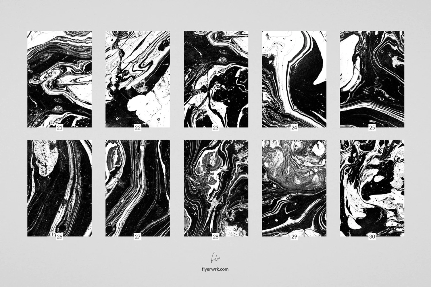 3747 50款高清抽象大理石液体海报设计底纹背景图片素材 Marmor – 50 Abstract Marble textures