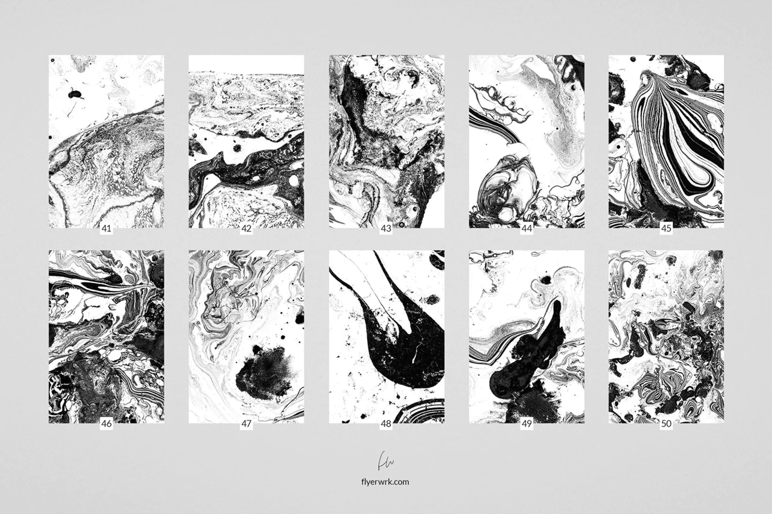 3747 50款高清抽象大理石液体海报设计底纹背景图片素材 Marmor – 50 Abstract Marble textures