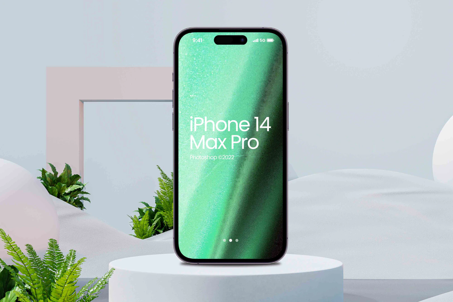 3766 5款苹果14手机UI设计场景PS样机iPhone 14 Pro Max Mockup@GOOODME.COM