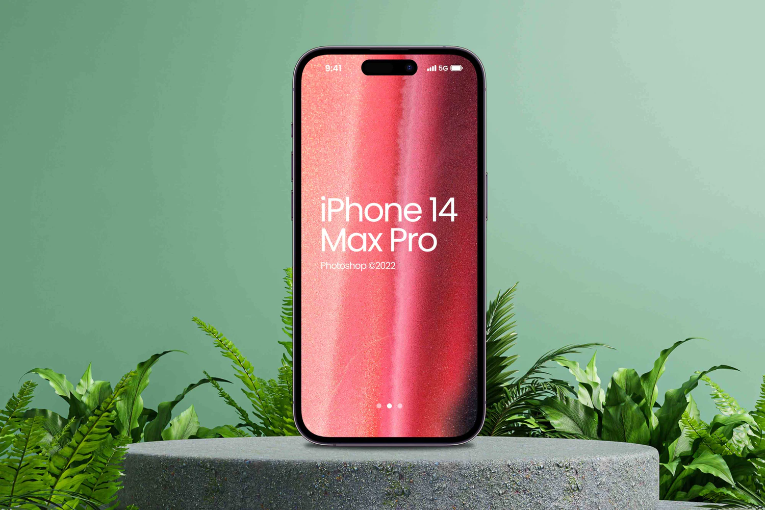 3766 5款苹果14手机UI设计场景PS样机iPhone 14 Pro Max Mockup@GOOODME.COM