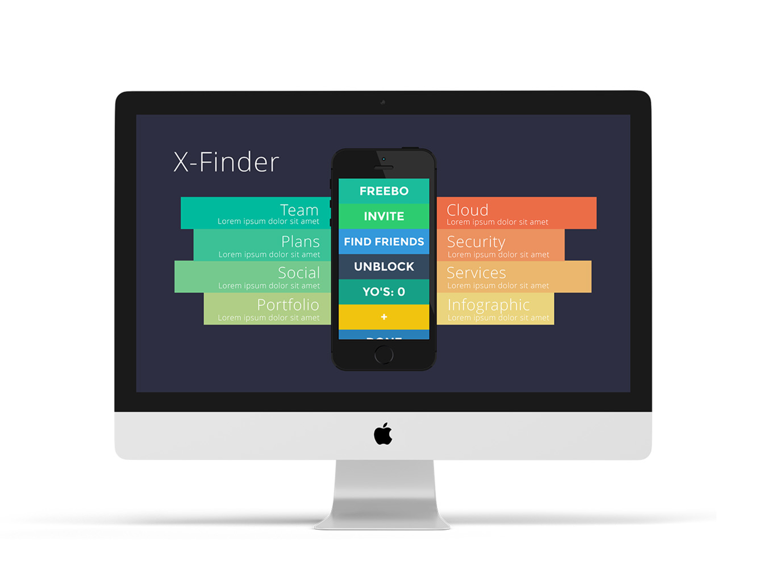 3818 信息数据图表工作汇报Keynote模板合集 Color-X Keynote Template
