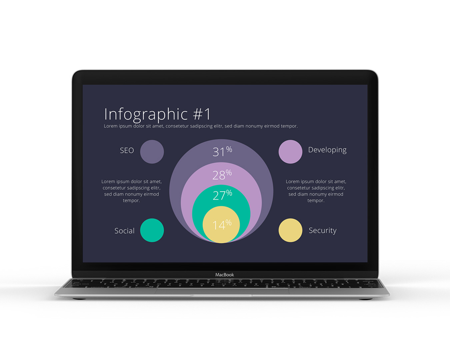 3818 信息数据图表工作汇报Keynote模板合集 Color-X Keynote Template