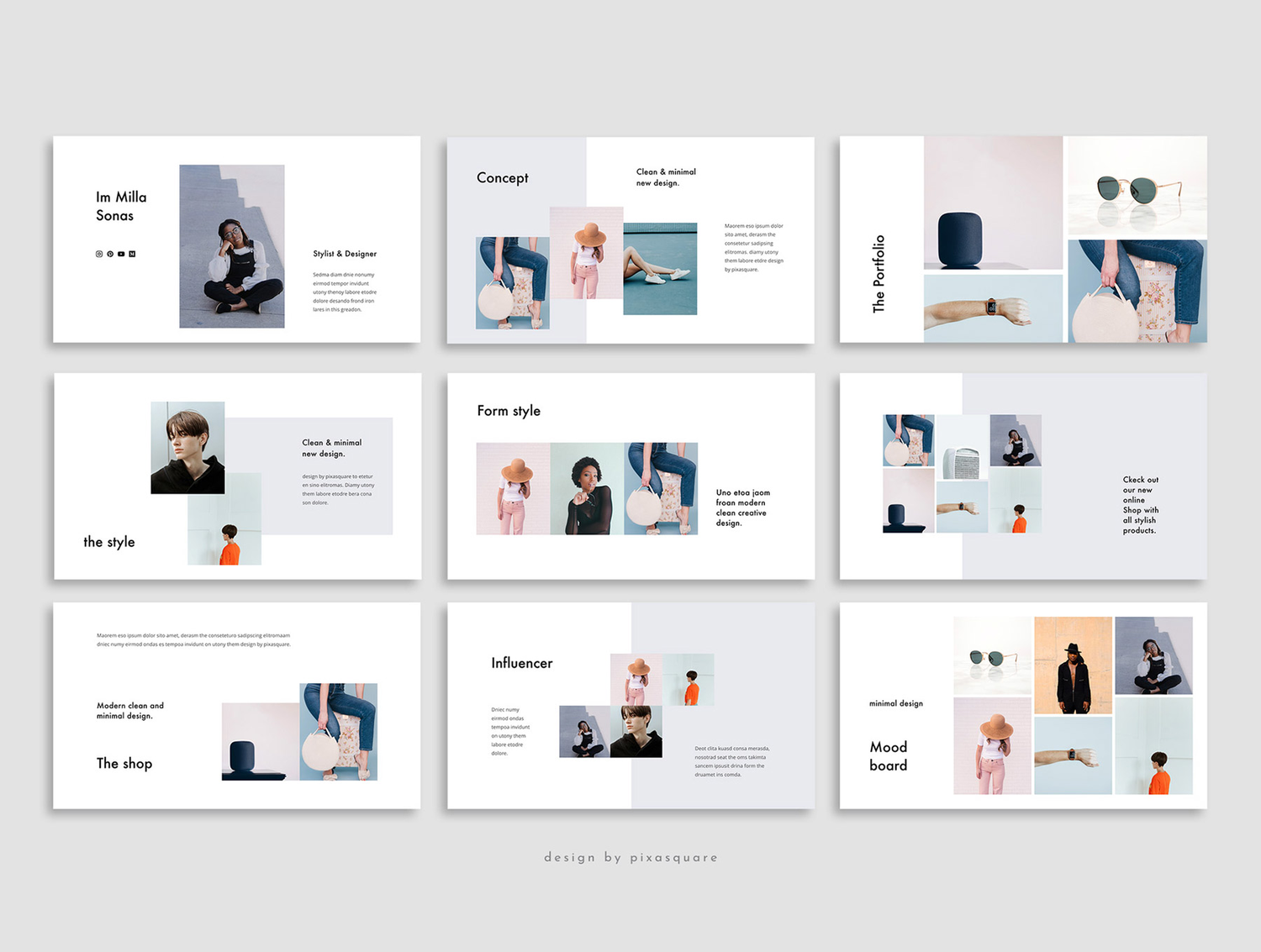 3819 时尚简洁活力人物团队公司介绍创意作品集Keynote模板 FORM – Keynote Stylish Template FORM – Keynote Stylish Template