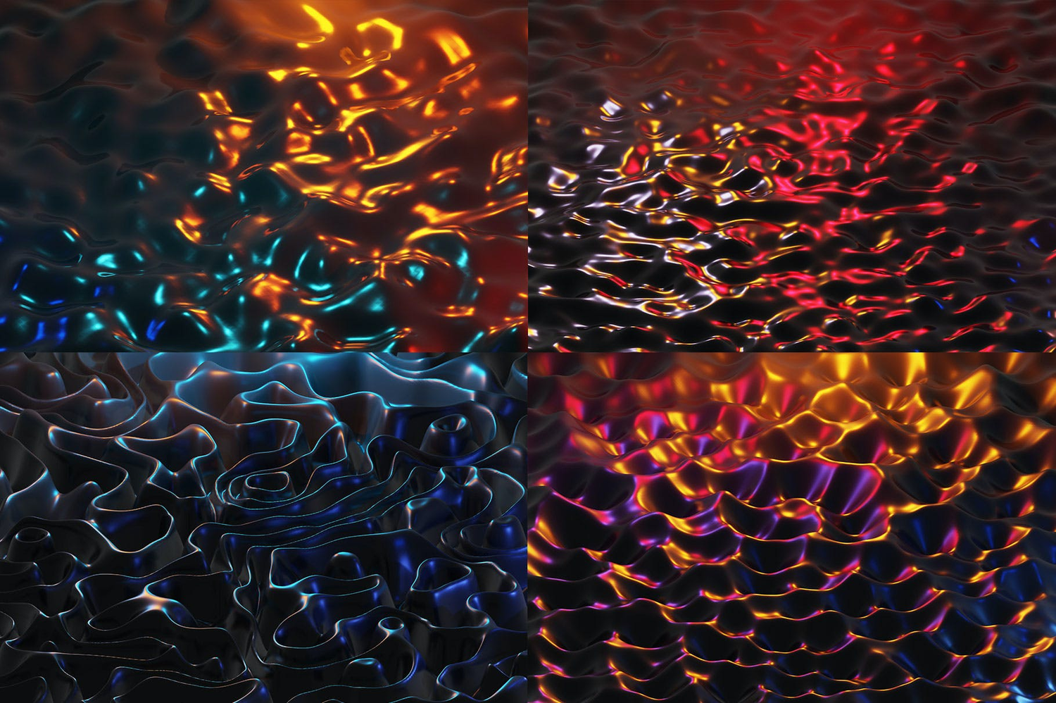 3900 25款金属液体液态背景高清素材Flow – 25 Liquid 3D Backgrounds@GOOODME.COM