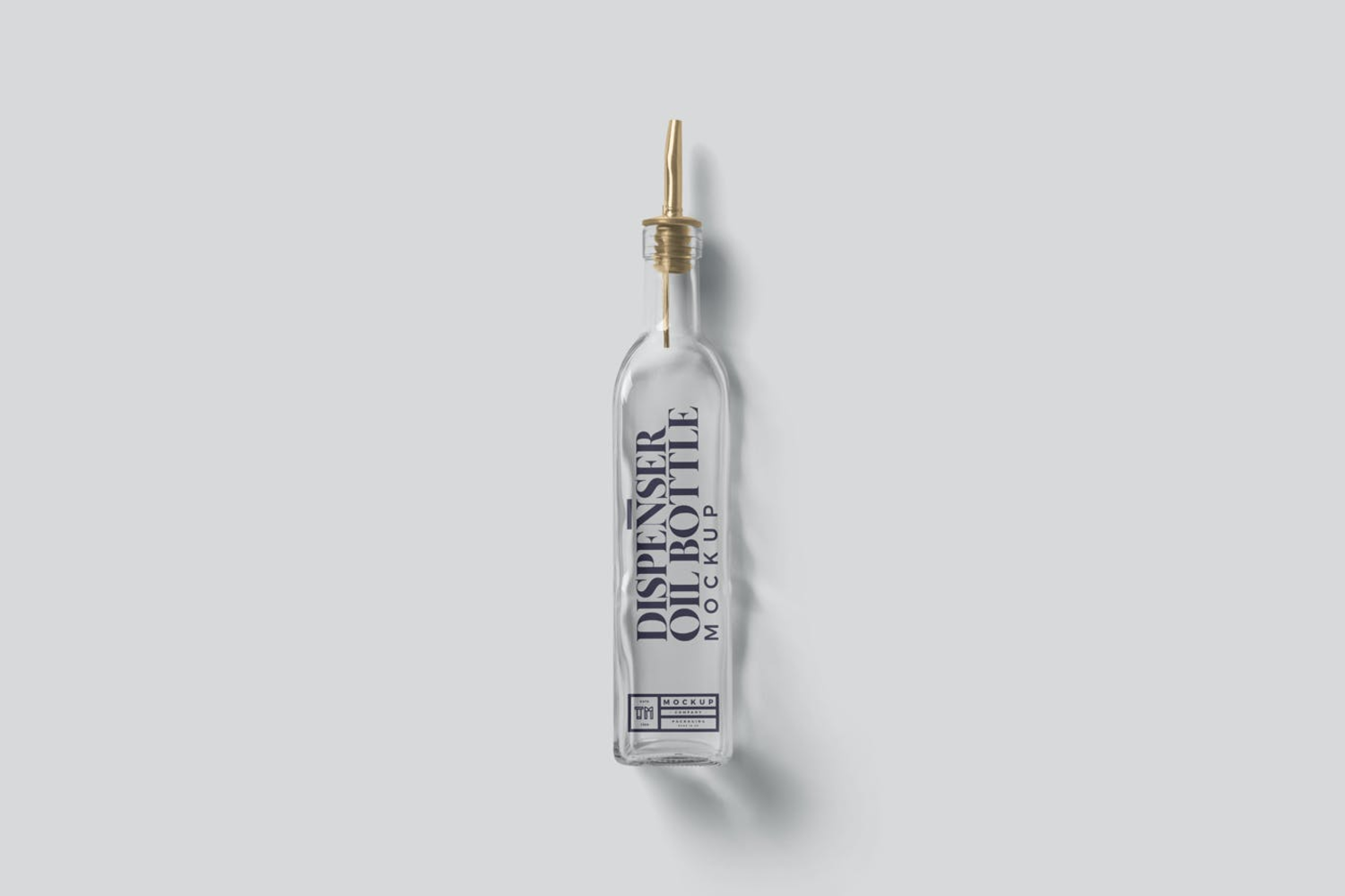3917 5款长方形精油玻璃瓶标签设计展示贴图ps包装样机素材国外设计模板 Oil Bottle Mockups@GOOODME.COM
