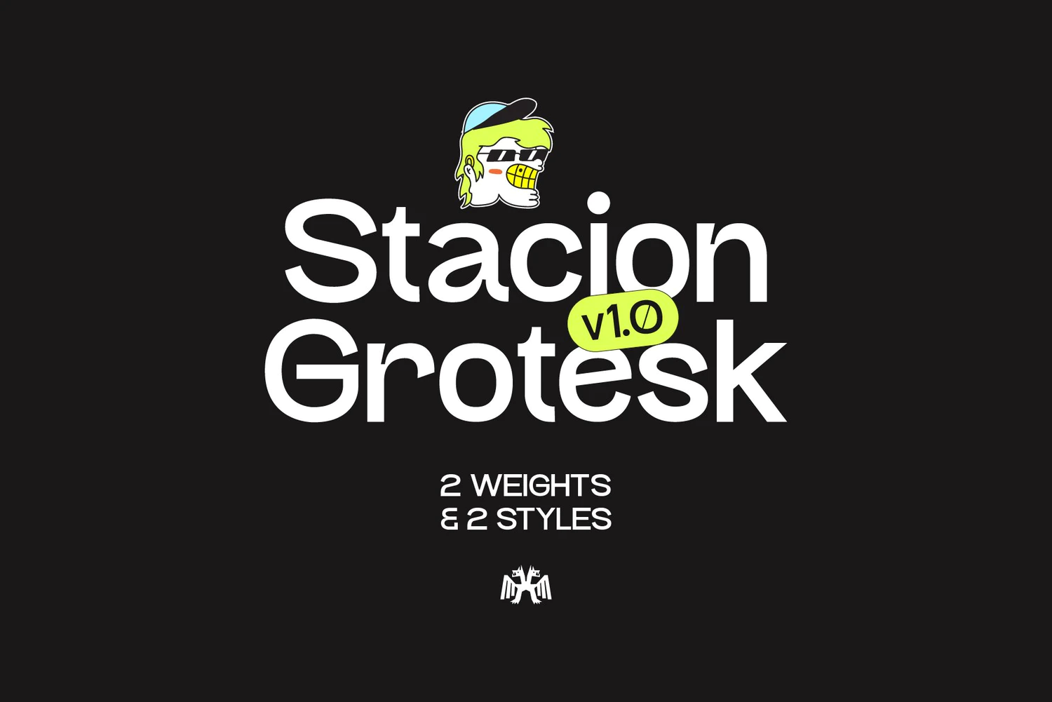 3931 时髦俏皮微酸性英文无衬线字体 Stacion – Grotesk Type@GOOODME.COM