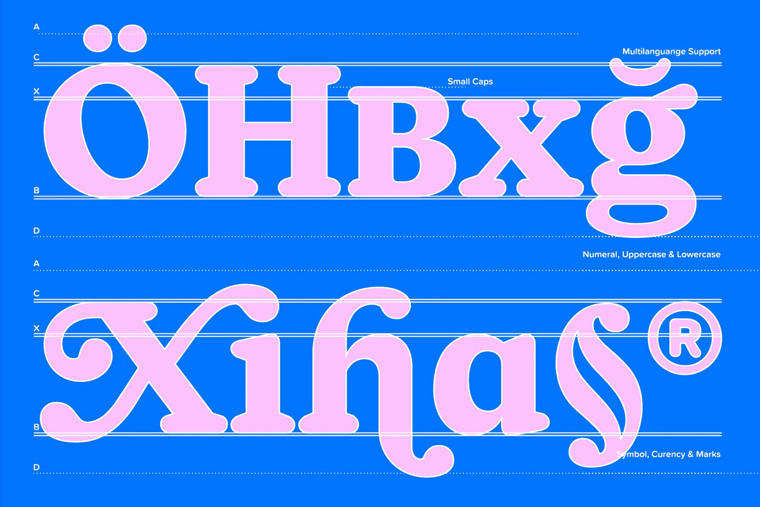 3935 34款Naiche潮流创意卡通趣味时尚潮牌logo海报标题英文字体家族 Naiche Font Family@GOOODME.COM
