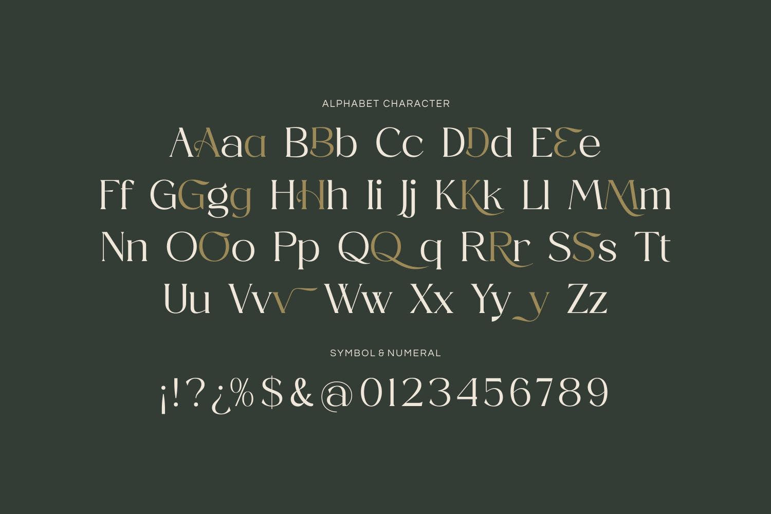 3957 优雅复古经典时尚轻奢品牌logo海报杂志封面标题装饰英文衬线字体包 Ronds Mukode-Aesthetic Serif Font@GOOODME.COM
