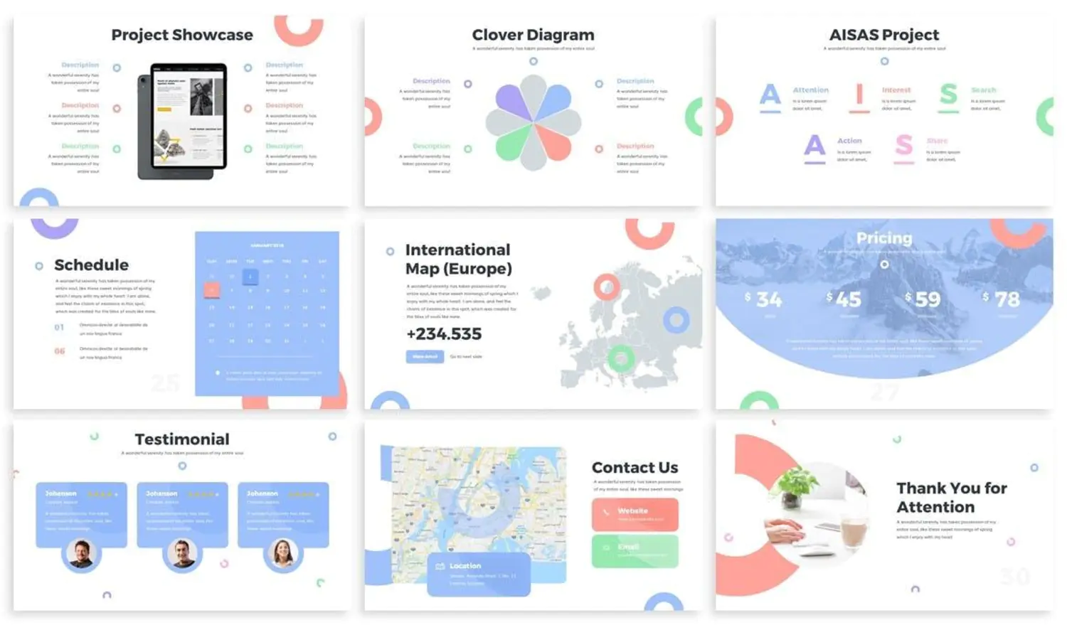 4018 市场分析项目融资商业计划书方案报告Keynote模板 Personal – Portfolio Keynote Template_yythk