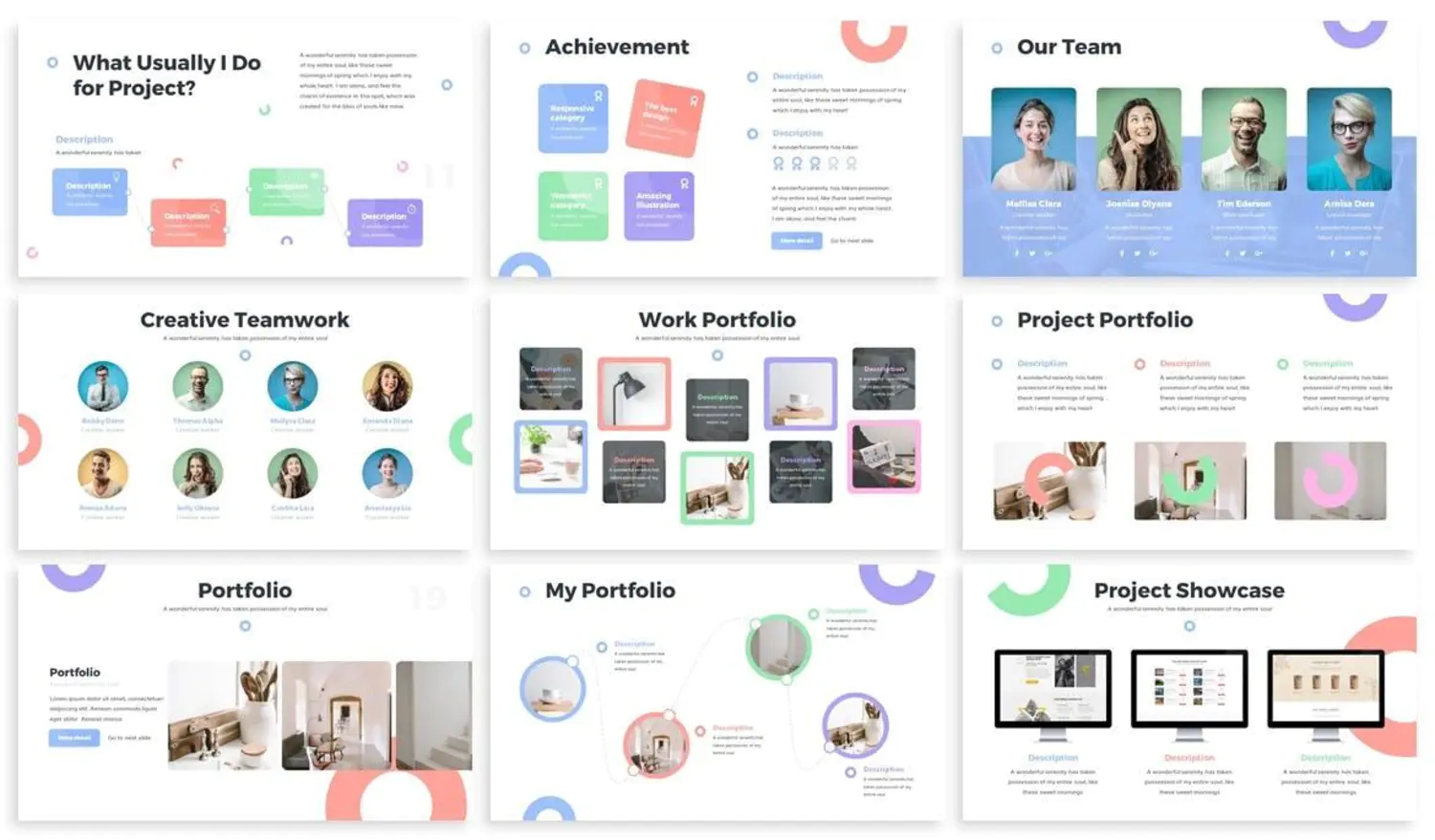 4018 市场分析项目融资商业计划书方案报告Keynote模板 Personal – Portfolio Keynote Template_yythk