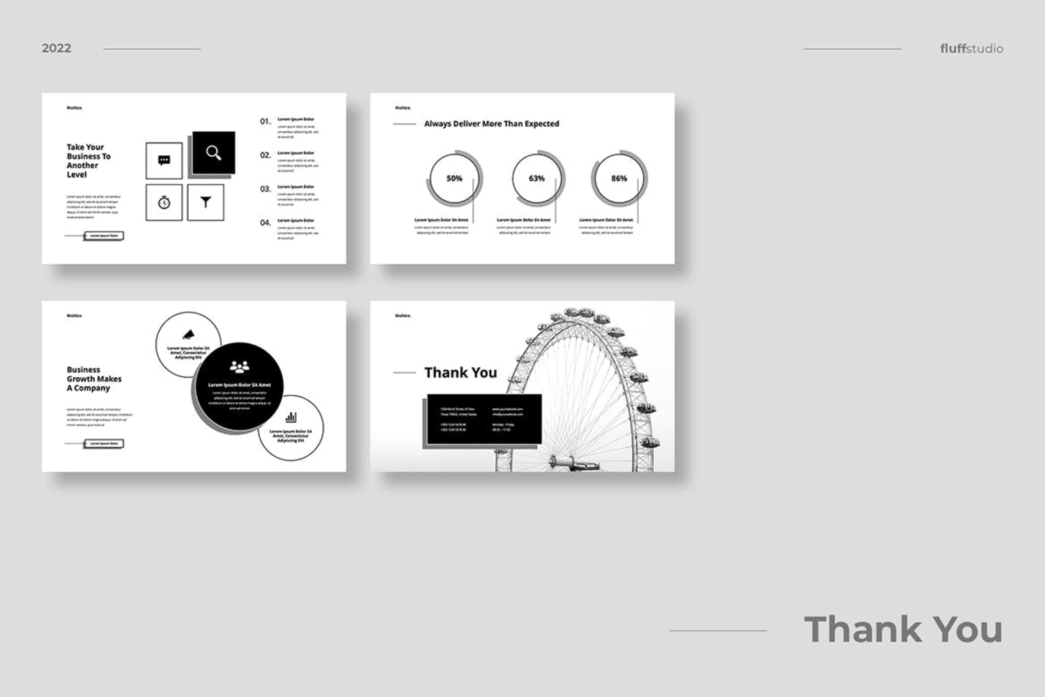 4037 现代极简多用途项目宣讲生活分享主题Keynote模板 Multico – Minimalist Keynote Template@GOOODME.COM