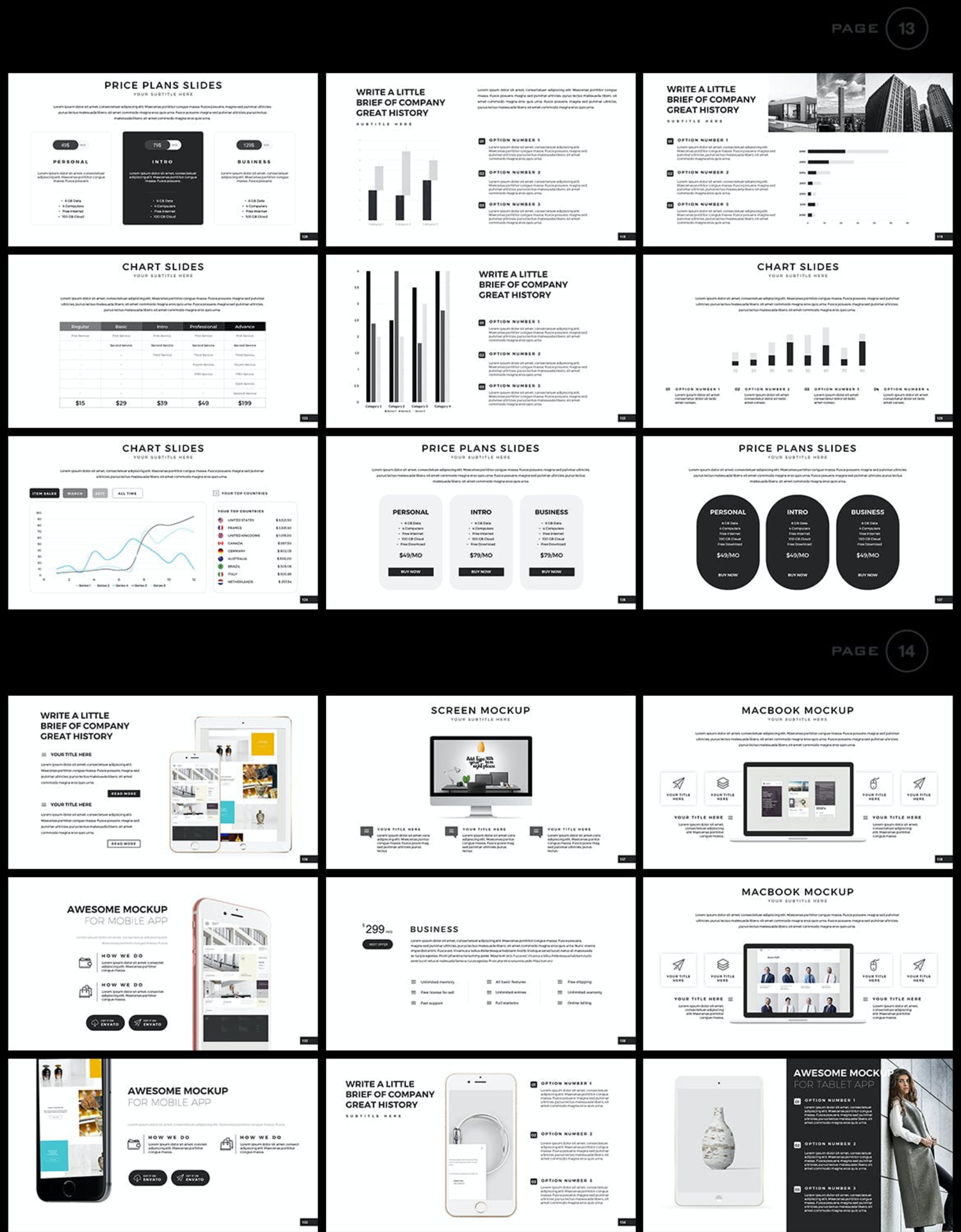 4069 深色多用途项目总结年终总结汇报商业演讲Keynote模板 Brand Keynote Template@GOOODME.COM