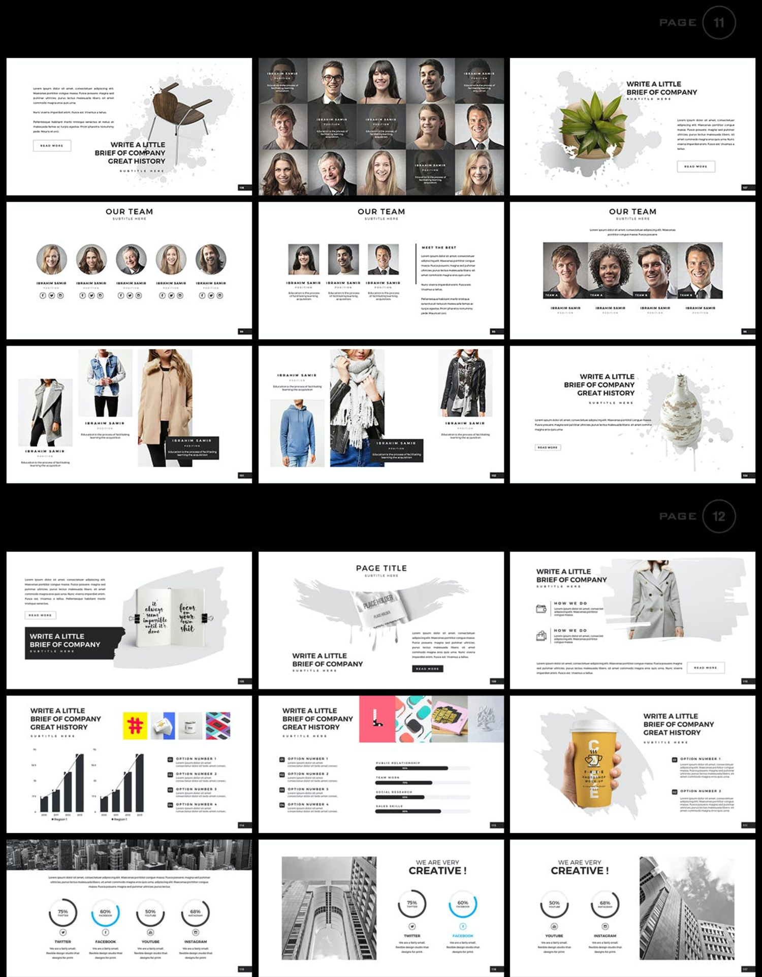 4069 深色多用途项目总结年终总结汇报商业演讲Keynote模板 Brand Keynote Template@GOOODME.COM