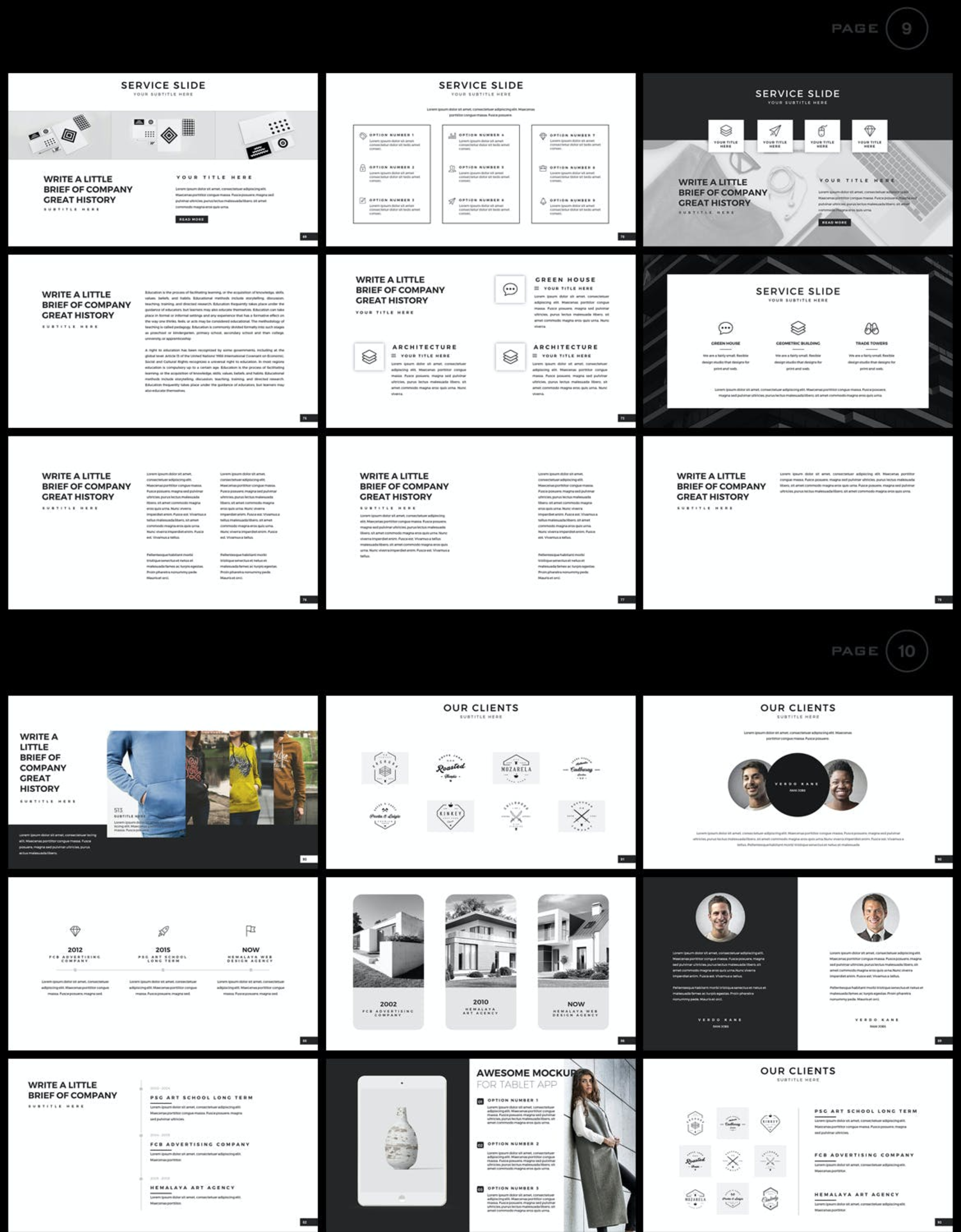 4069 深色多用途项目总结年终总结汇报商业演讲Keynote模板 Brand Keynote Template@GOOODME.COM