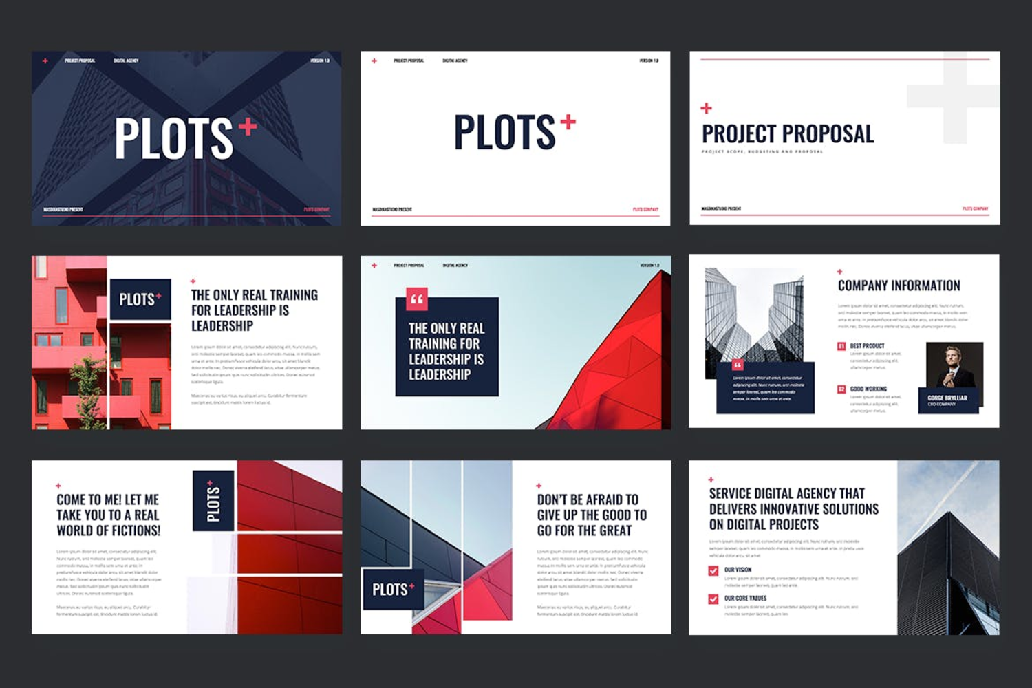 4074 商务企业公司年终总结汇报Keynote模板 PLOTS – Project Proposal Keynote Template@GOOODME.COM