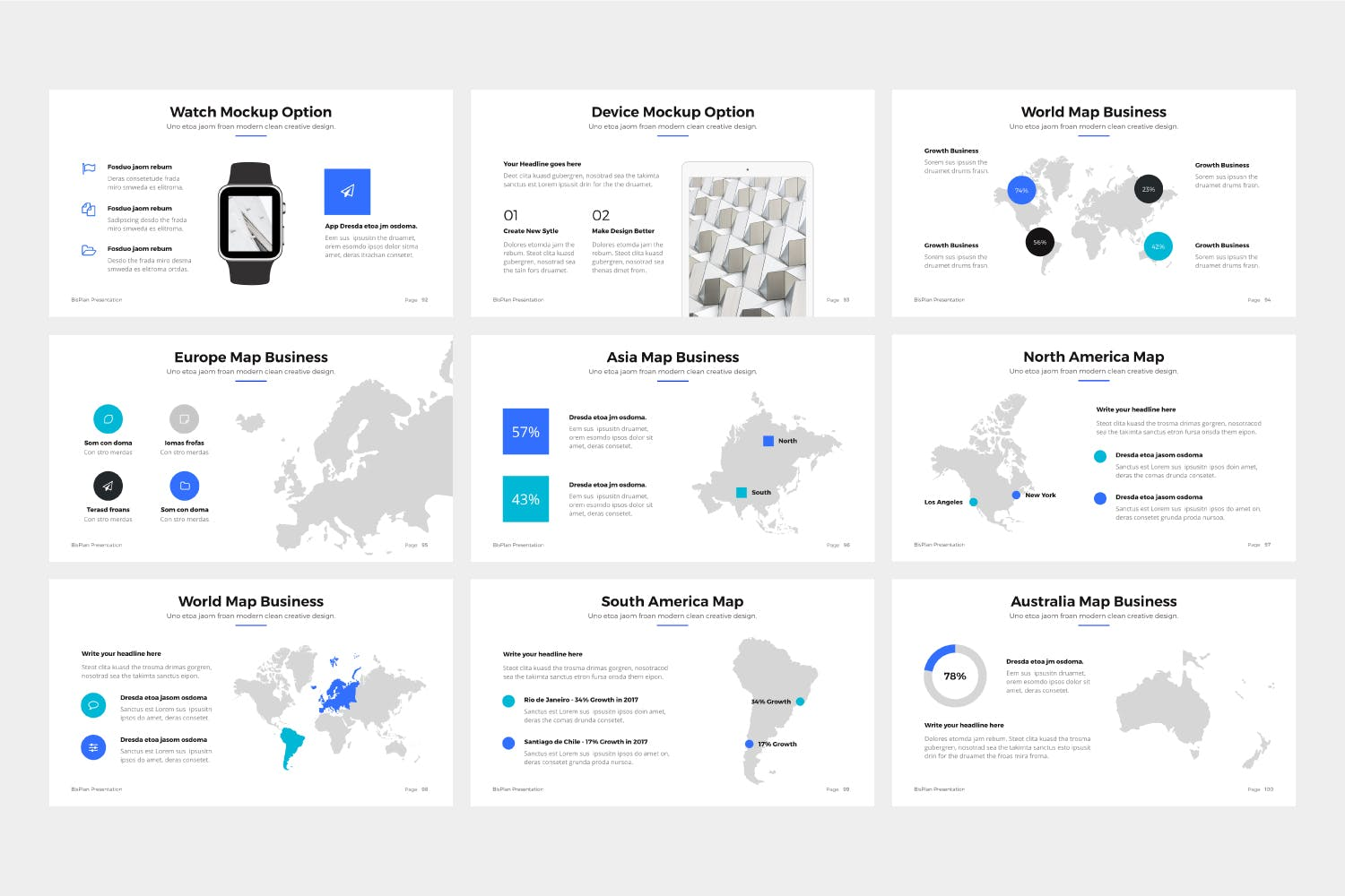 4075 简洁项目统计年终总结汇报分析Keynote模板 BizPro Proposal Keynote Template Presentation@GOOODME.COM