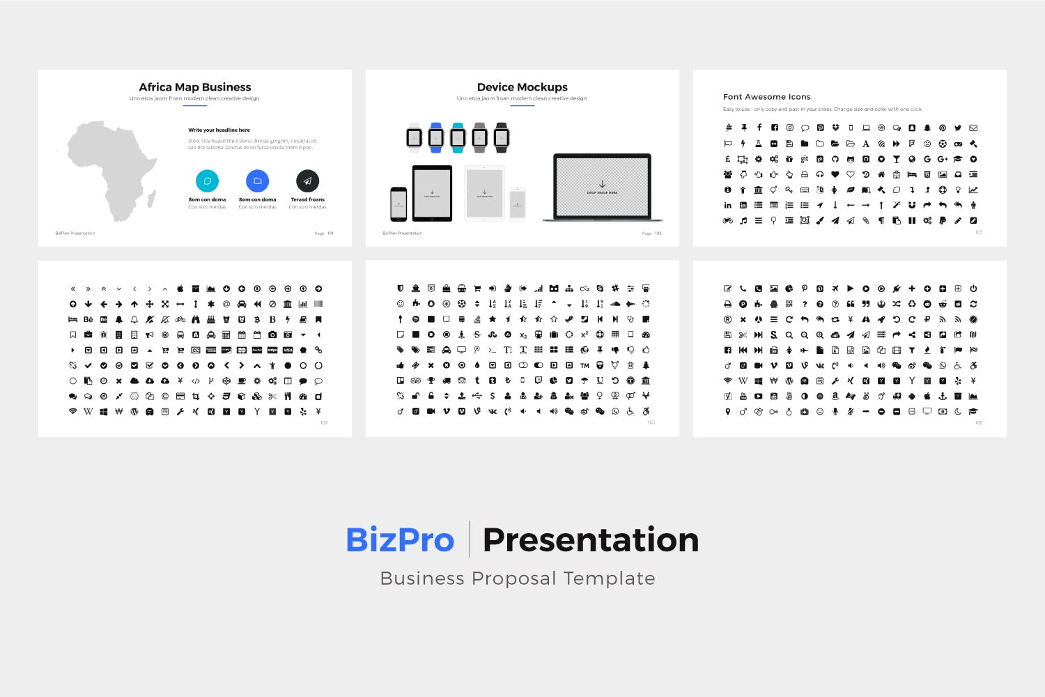 4075 简洁项目统计年终总结汇报分析Keynote模板 BizPro Proposal Keynote Template Presentation@GOOODME.COM