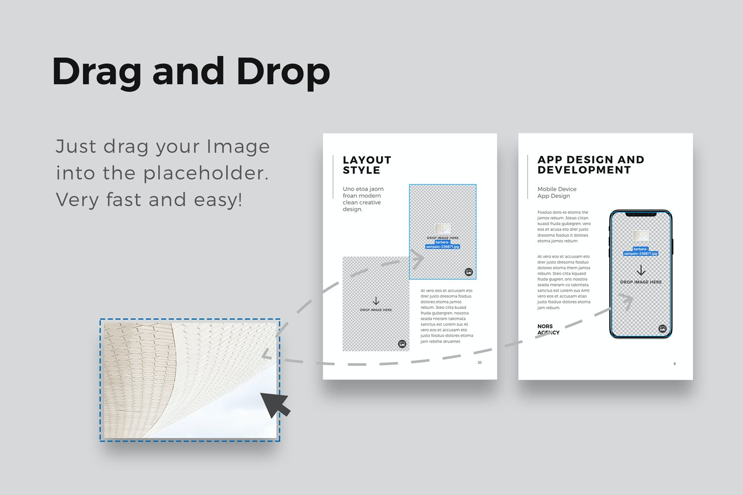 4092 竖版行业数据分析报告年终总结品牌推广画册Keynote模板 NORS A4 US Letter Vertical Keynote Template@GOOODME.COM