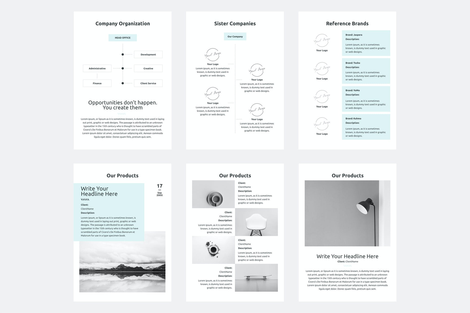 4098 竖版年度总结市场分析报告数据图表Keynote模板 2020 Year Report Vertical Keynote@GOOODME.COM