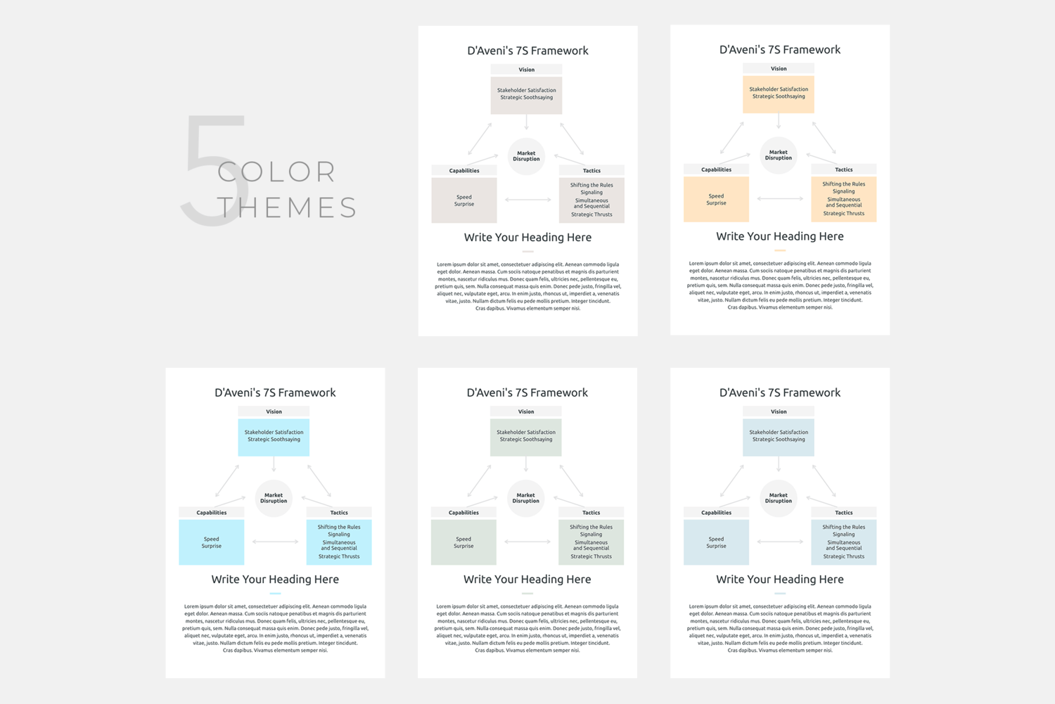 4101 竖版商业数据报表市场调查行业分析Keynote模板 Vertical Business Strategy Two Keynote Template@GOOODME.COM