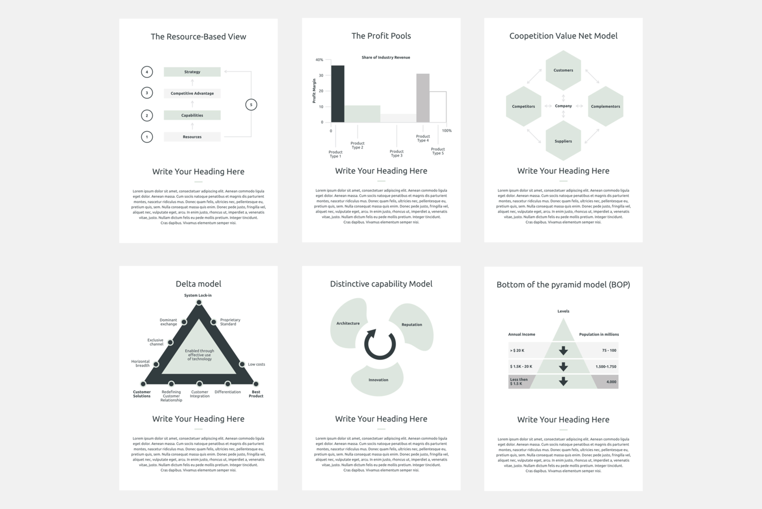 4101 竖版商业数据报表市场调查行业分析Keynote模板 Vertical Business Strategy Two Keynote Template@GOOODME.COM