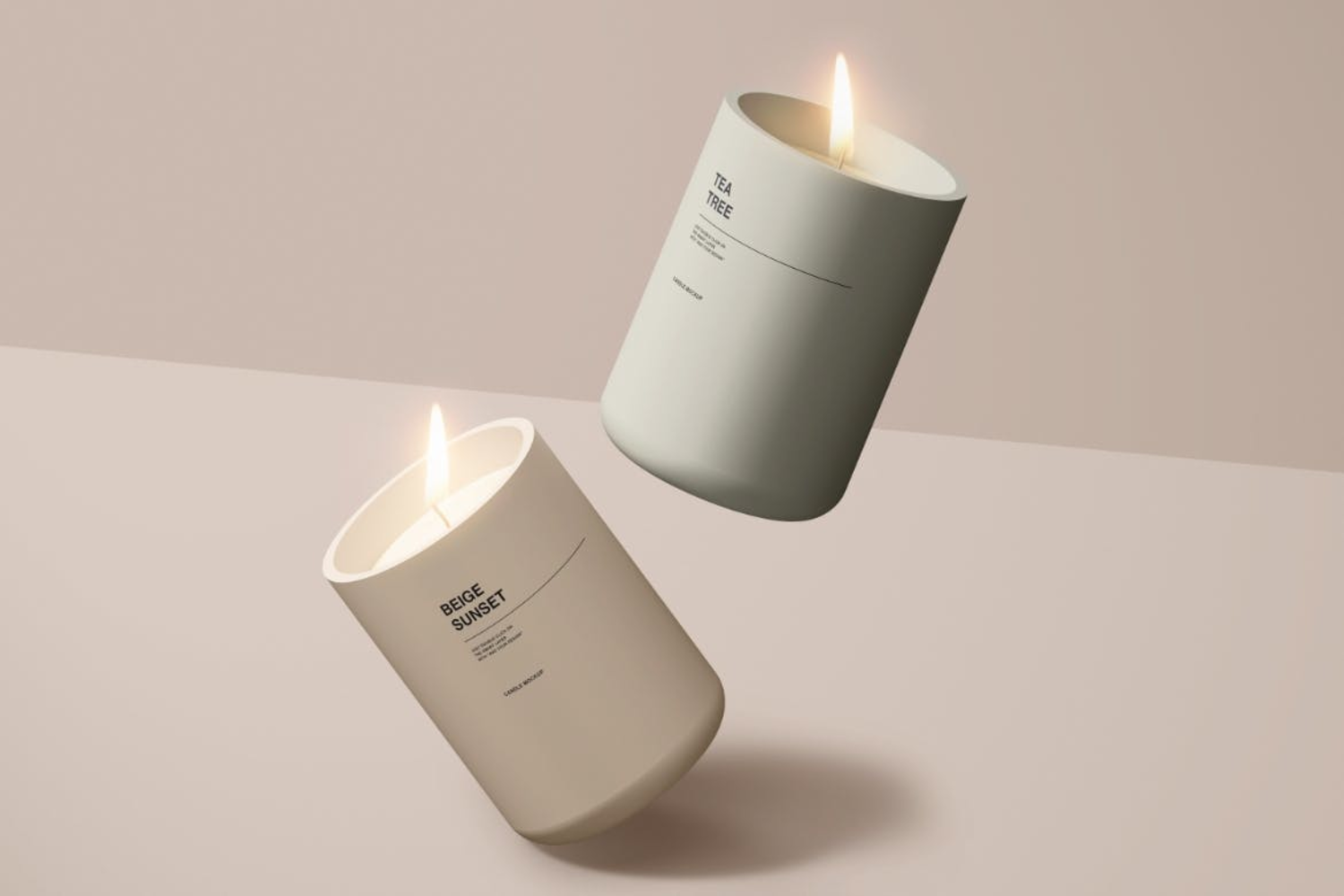 4204 3款蜡烛香薰包装设计PS样机 Candle and Box Mockup Set@GOOODME.COM