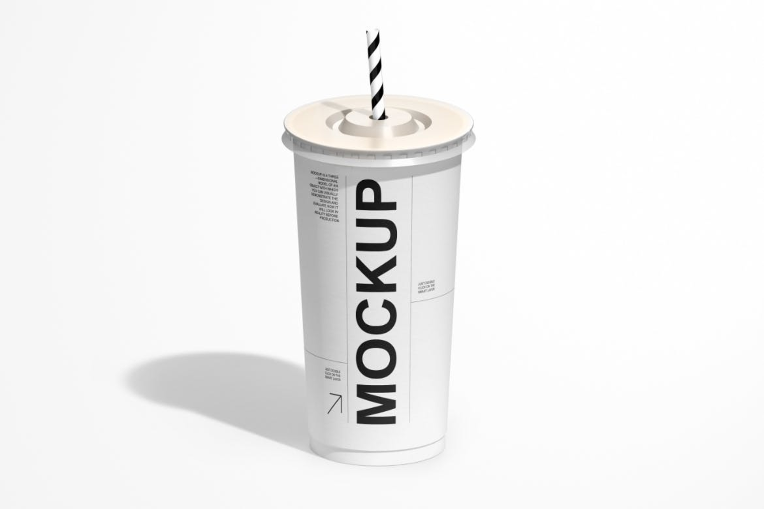 4214 2款极简质感纸杯饮料杯奶茶杯外卖杯咖啡杯杯子PSD样机组合Paper Cup Mockup@GOOODME.COM