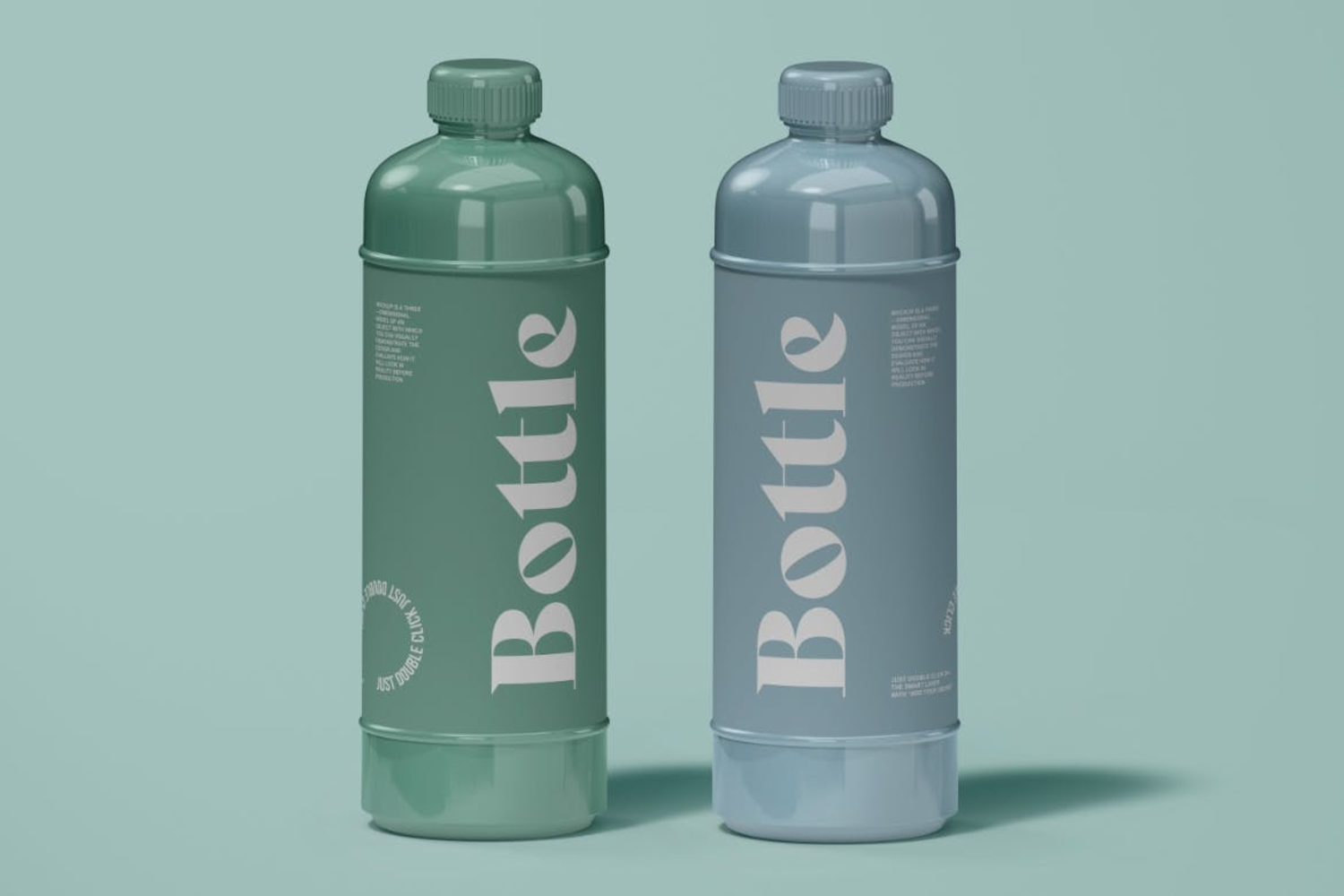 4224 矿泉水饮料塑料瓶包装样机套装Plastic Bottle Mockup Set@GOOODME.COM