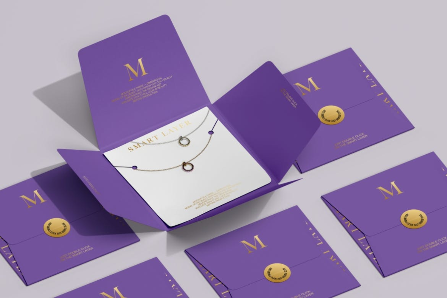 4243 3款纸袋珠宝手势项链极简质感包装设计PSD样机Jewelry Packaging Mockup Set@GOOODME.COM