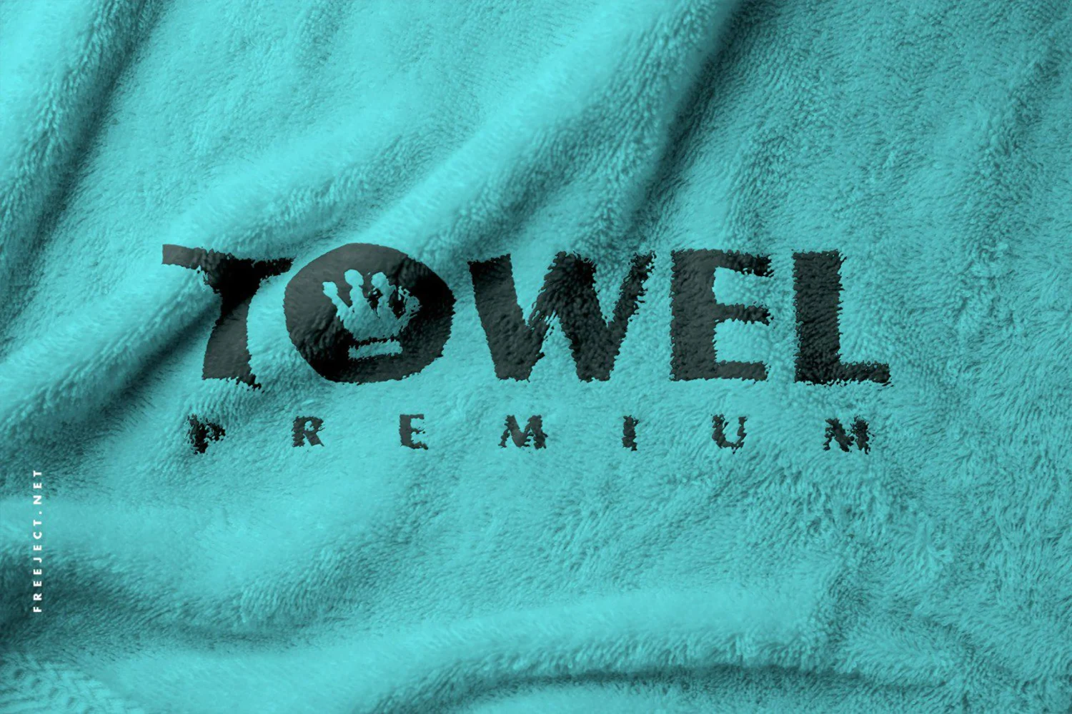 4293 长绒棉毛巾浴巾面巾Logo印花图案设计贴图Ps样机素材细节展示效果 Towel Mockup & Texture Template@GOOODME.COM