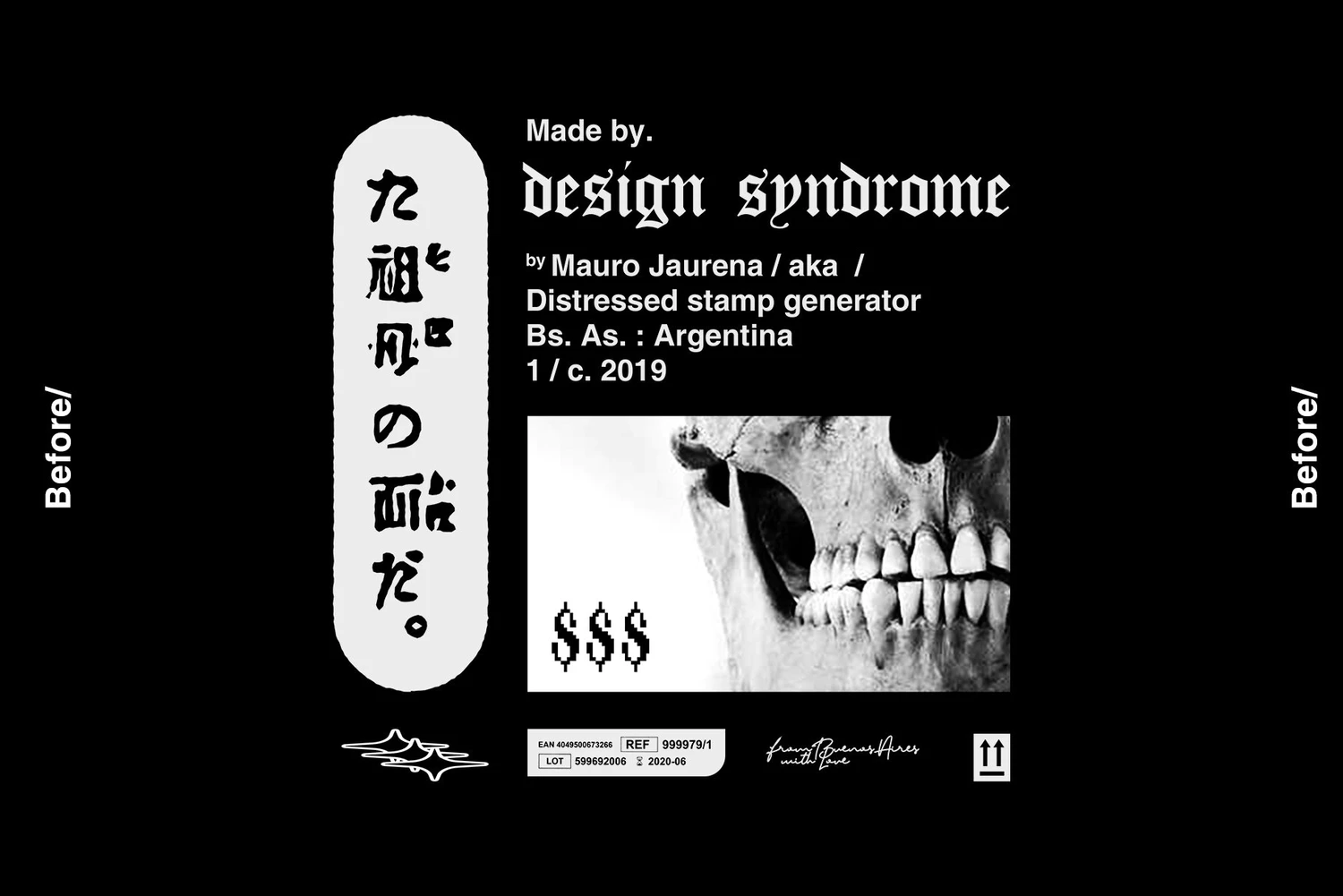 4324 潮流复古做旧磨损飞溅文字PS样式模板 Distress Generator@GOOODME.COM