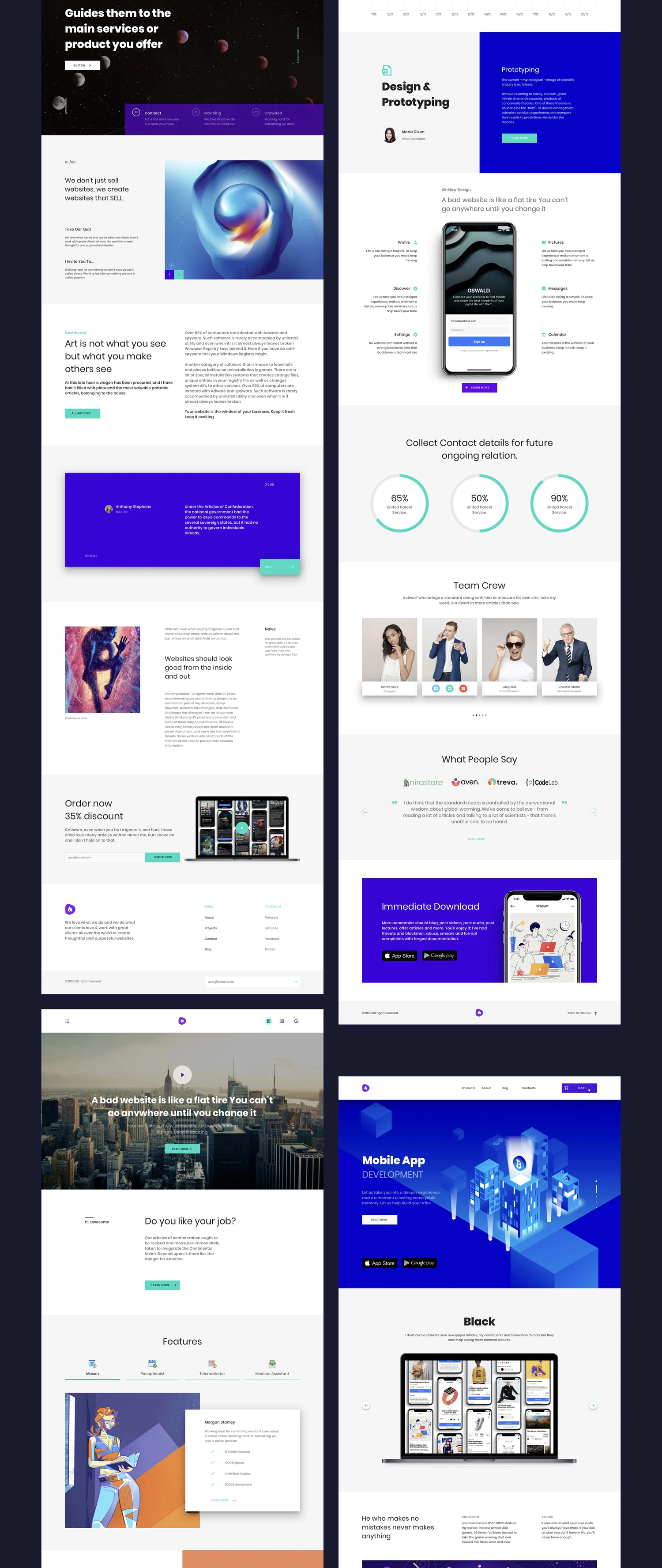 4356 数字艺术NFT平台官网UI设计多功能模板 Ataman Web UI Kit Templates For Website  V1 0@GOOODME.COM