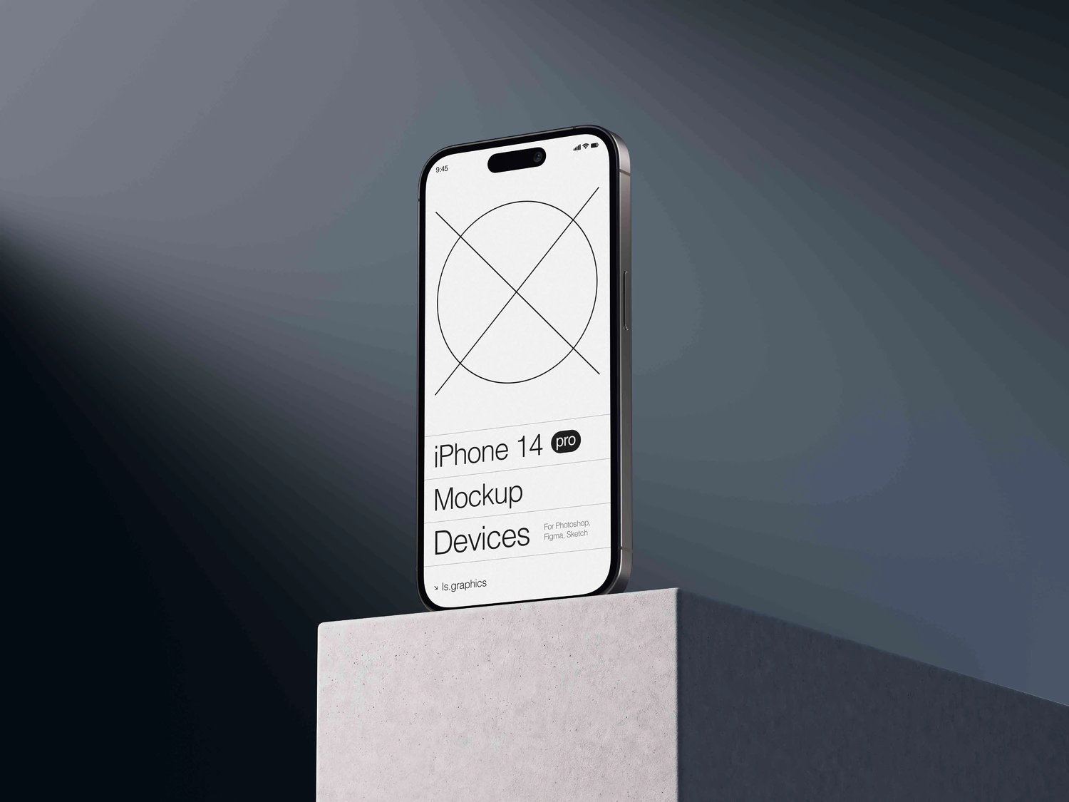 4376 16款高质量带场景苹果手机屏幕展示UI设计APP演示PS+Fig+Sketch样机 Mockups iPhone 14 Pro@GOOODME.COM