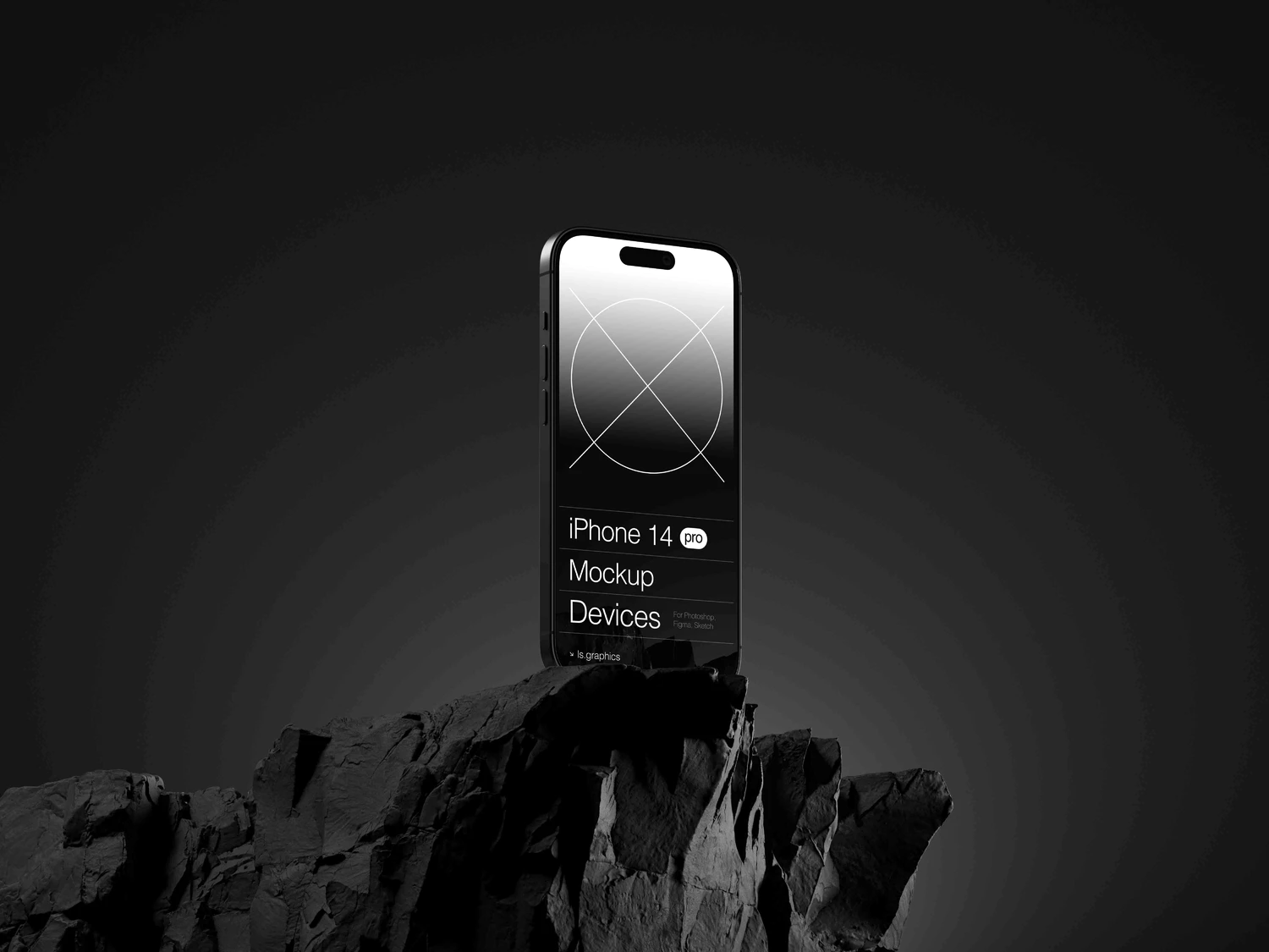 4376 16款高质量带场景苹果手机屏幕展示UI设计APP演示PS+Fig+Sketch样机 Mockups iPhone 14 Pro@GOOODME.COM