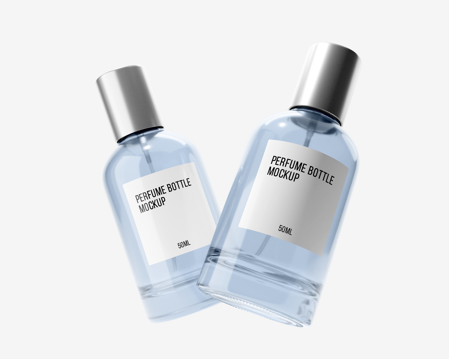 4516 4款香水喷雾瓶透明塑料玻璃瓶包装PS样机 50ml Perfume Bottle Mockup Vol@GOOODME.COM.2