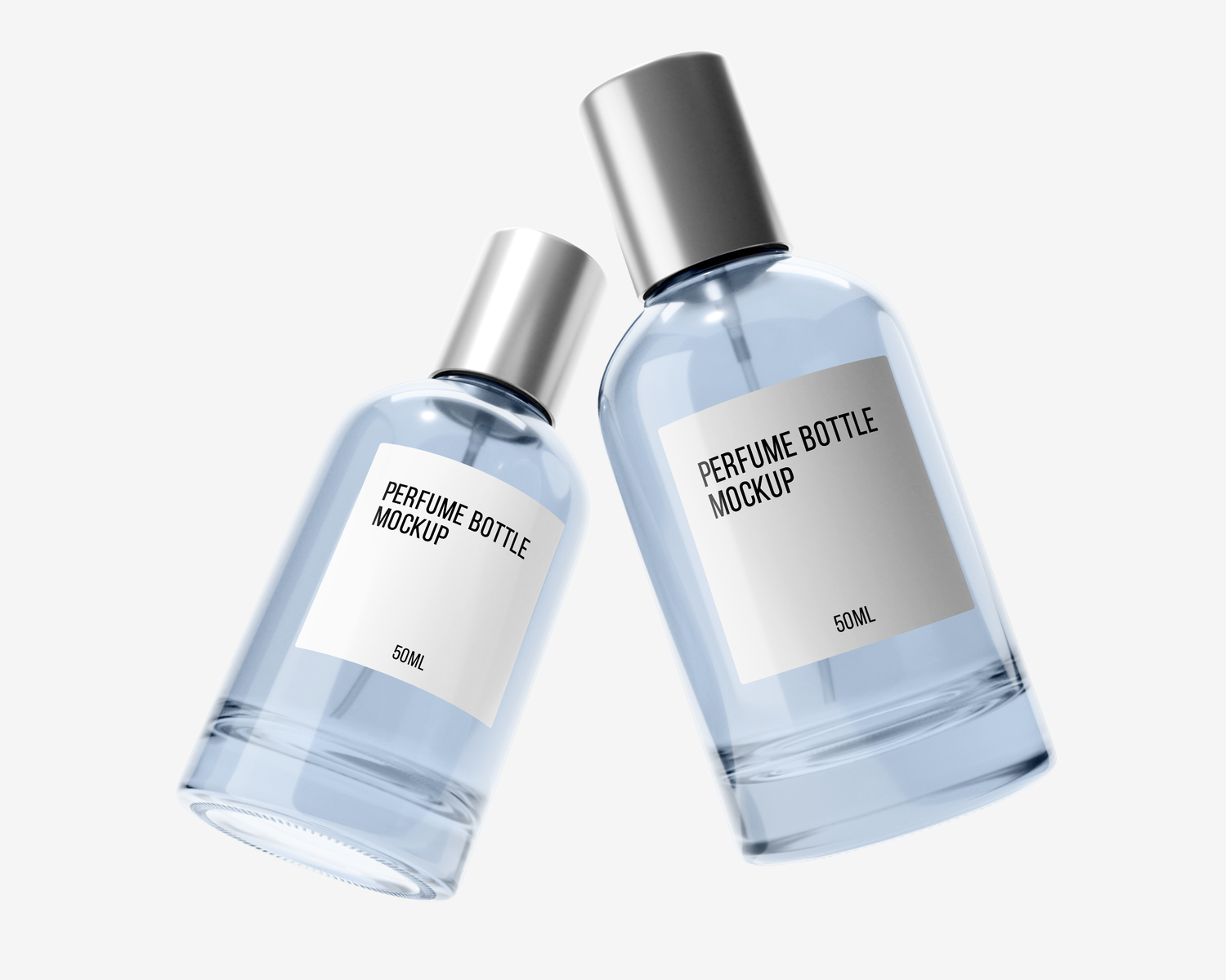 4516 4款香水喷雾瓶透明塑料玻璃瓶包装PS样机 50ml Perfume Bottle Mockup Vol@GOOODME.COM.2