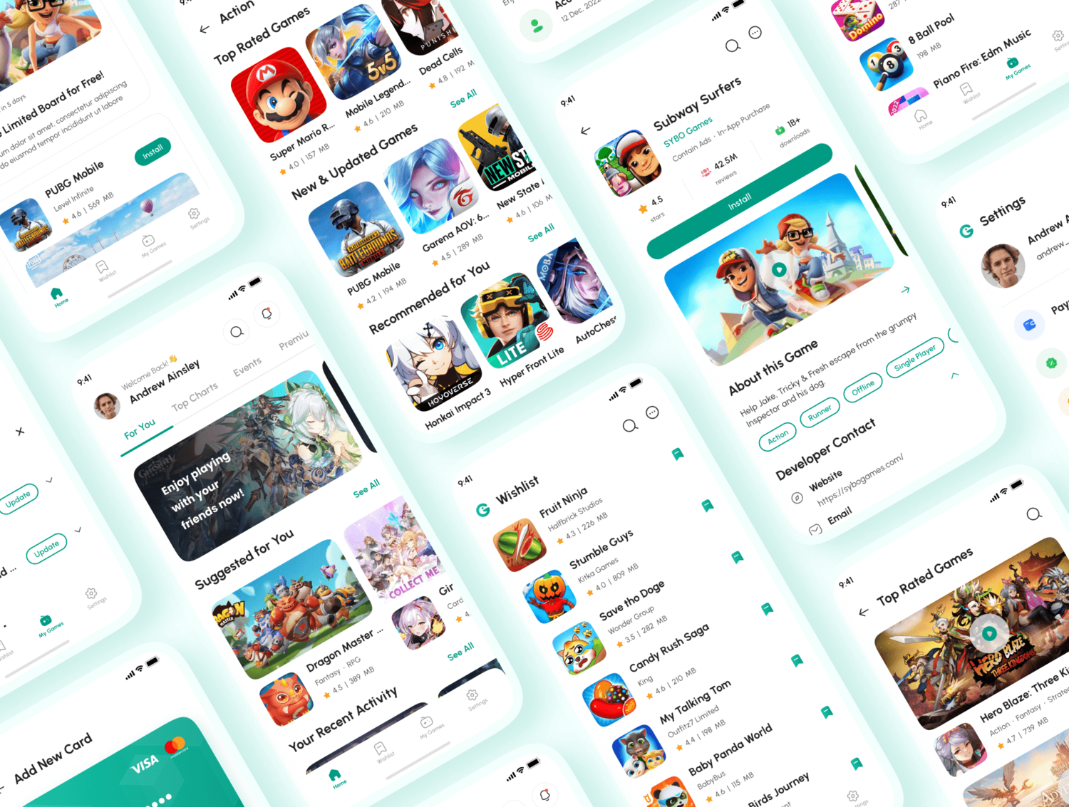 4576 游戏商店应用程序UI设计APP模板Fig文件  Gemu – Game Store App UI Kit@GOOODME.COM