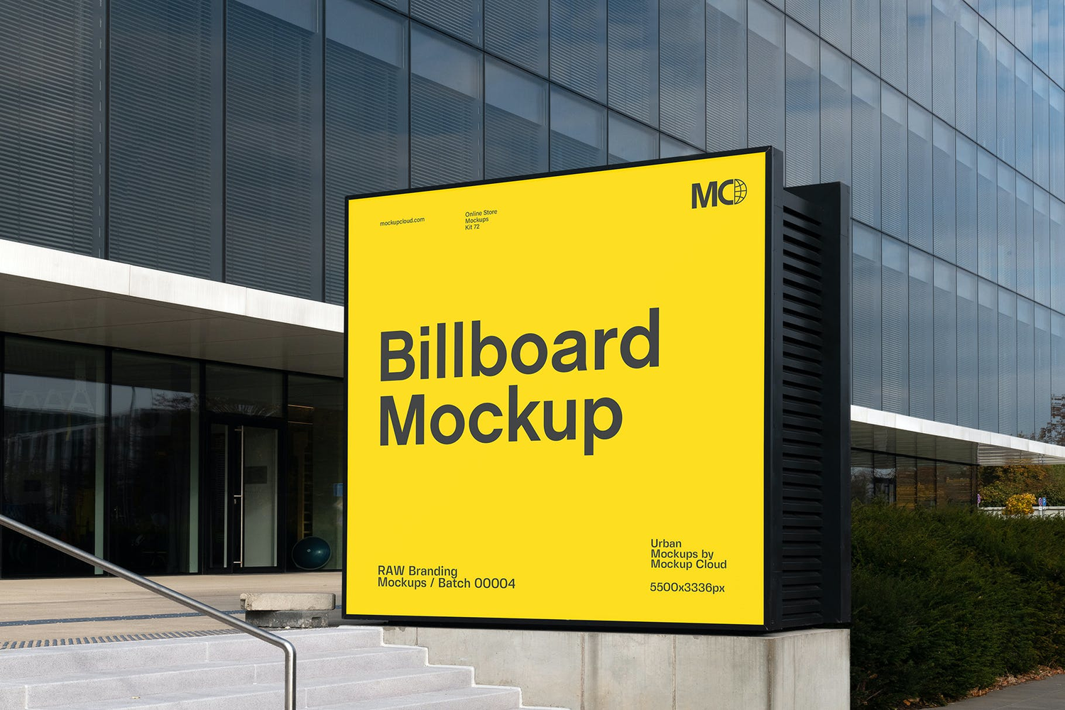 4642 11款户外灯箱广告牌海报广告位车贴品牌设计PS样机 City Branding Billboard Mockups@GOOODME.COM