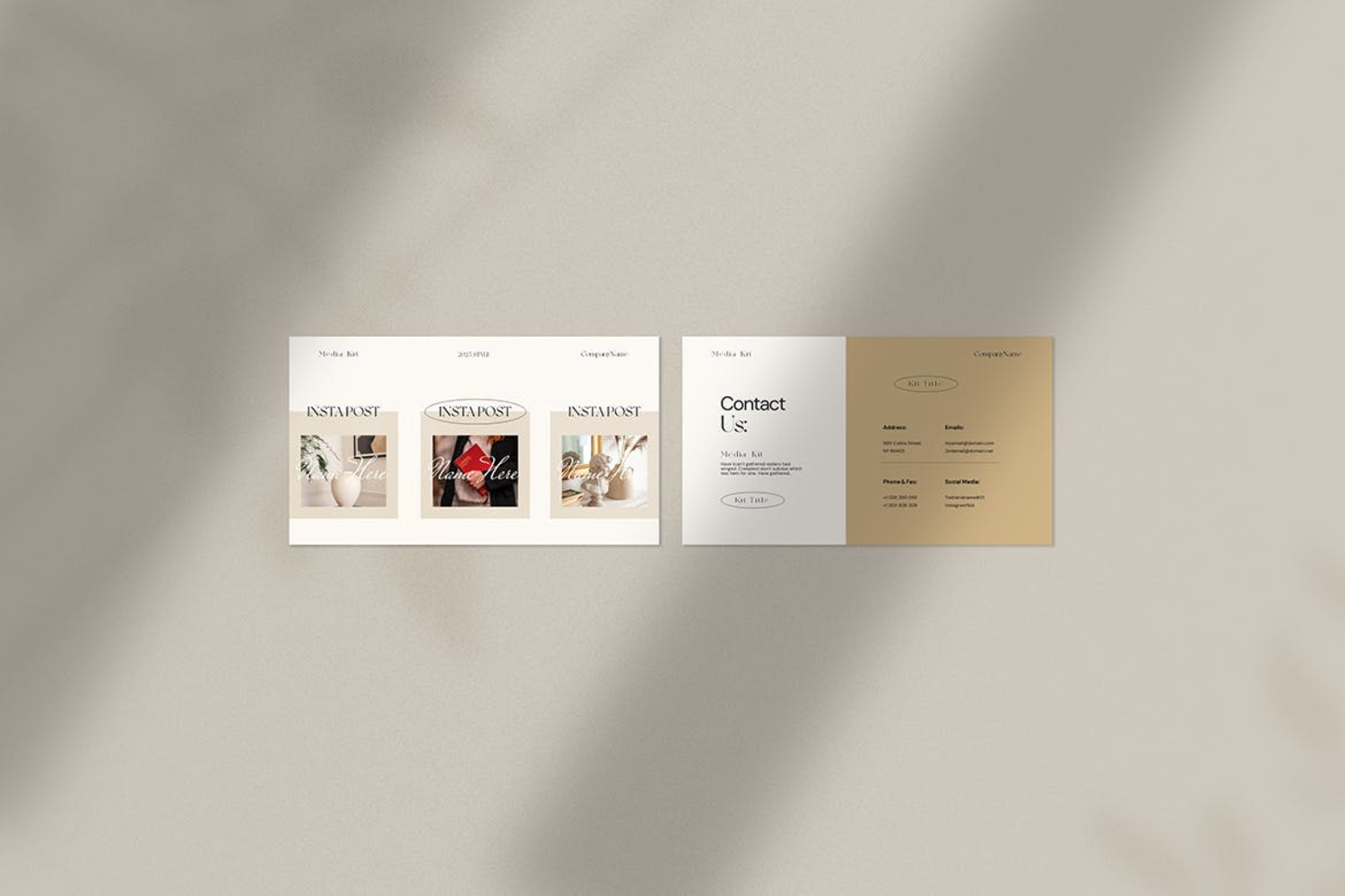 4681 时尚轻奢莫兰迪风艺术主题演讲PPT+Keynote模版 Media Kit Presentation Template@GOOODME.COM
