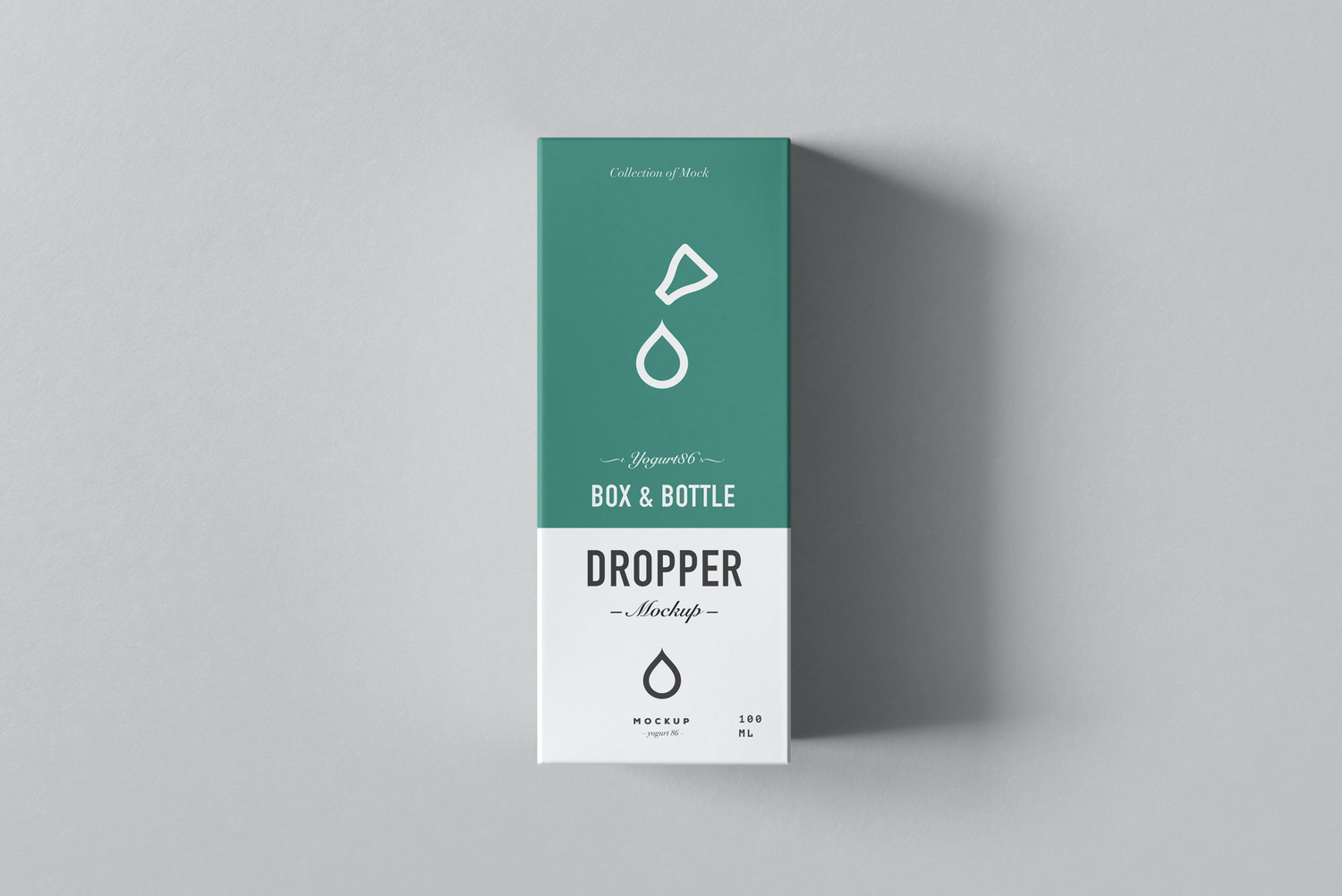 4686 3款玻璃透明精油包装瓶滴管瓶设计PS样机 Dropper Bottle Mock-up 3@GOOODME.COM
