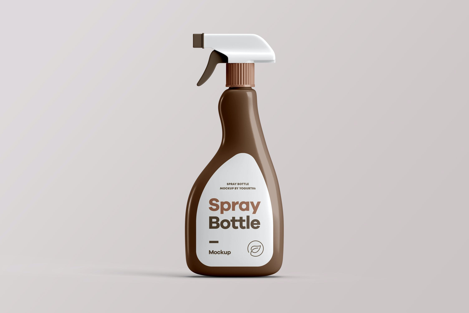 4693 6款塑料清洁剂喷雾瓶喷壶产品包装设计贴图ps样机素材展示效果图 Spray Bottle Mock-up@GOOODME.COM