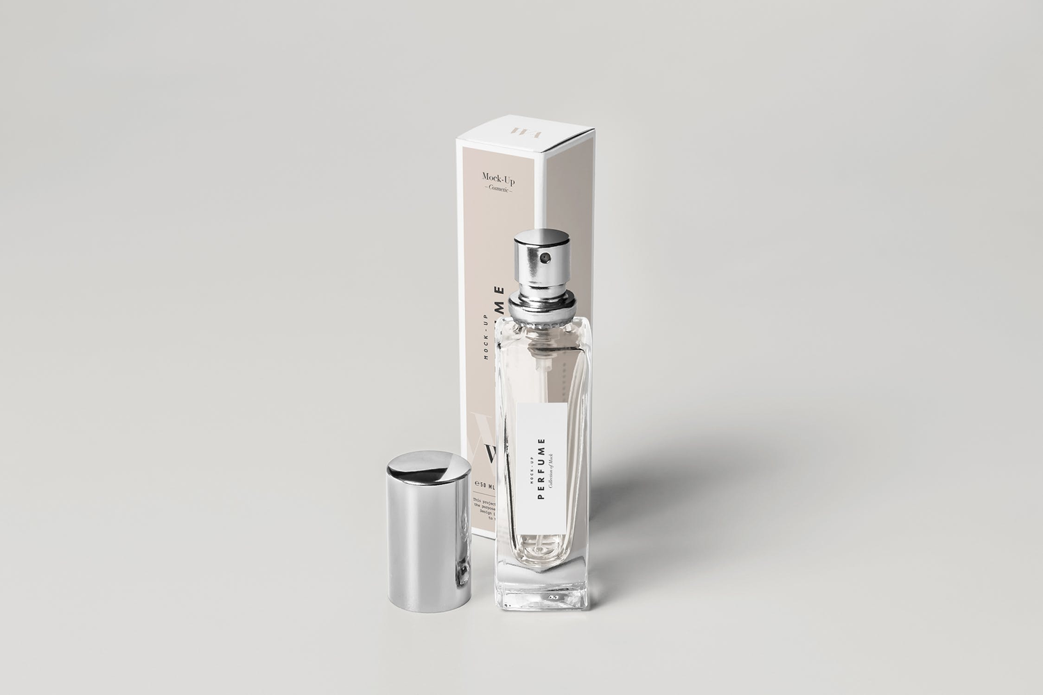 4697 7款男士香水玻璃瓶喷雾瓶包装设计PS样机 Perfume Mockup @GOOODME.COM