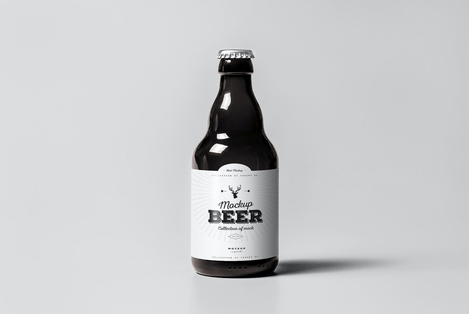 4698 7款啤酒瓶箱装包装设计PS样机 Beer Mock-up 2@GOOODME.COM
