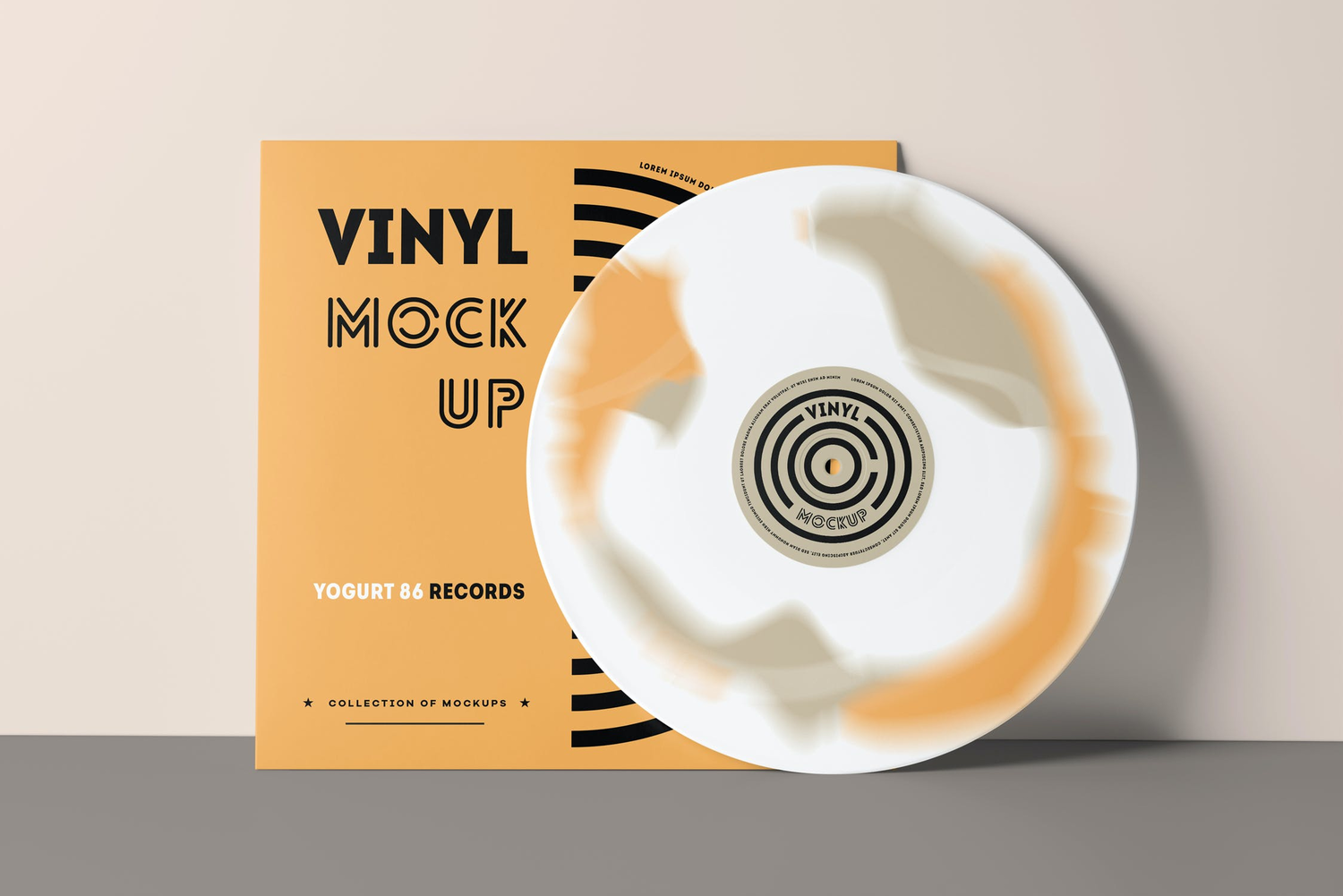 4730 9款CD唱片包装封面设计展示PS样机 Vinyl Mock-up 3@GOOODME.COM