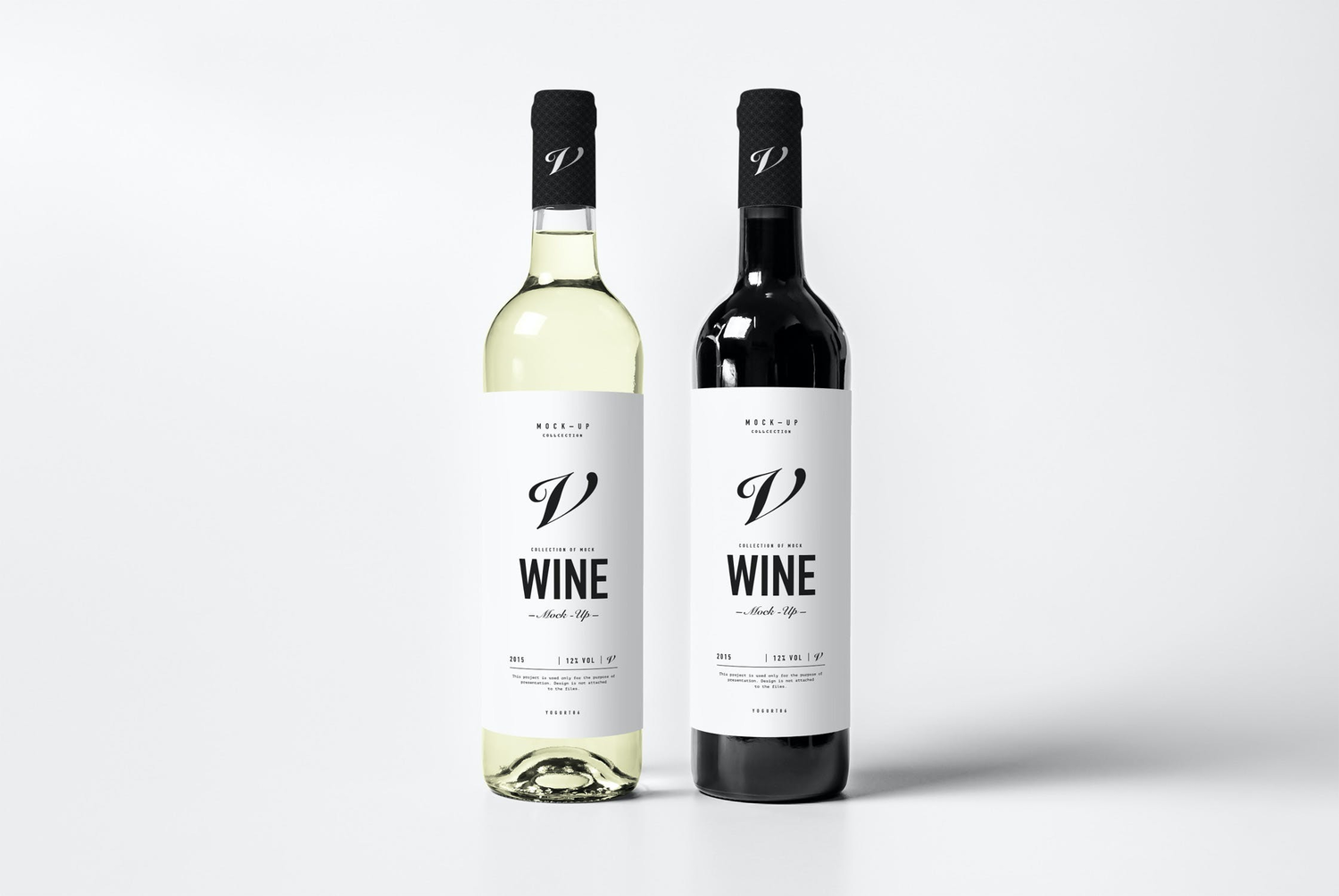 4732 10款红酒果酒玻璃瓶包装瓶身设计PS样机 Wine Mock-up@GOOODME.COM