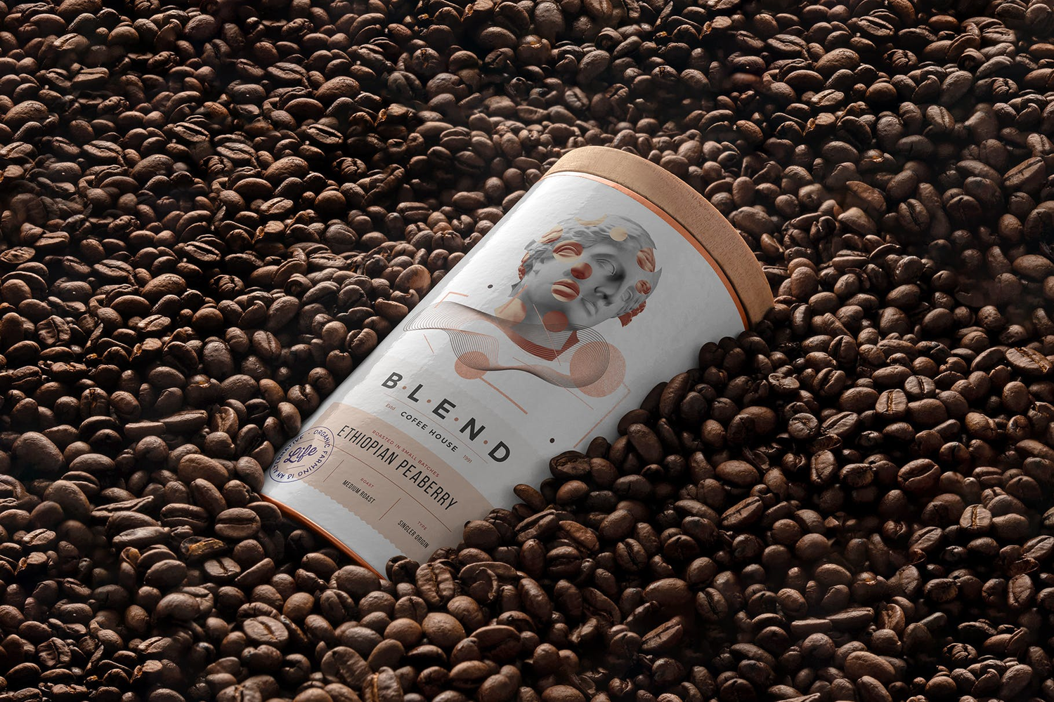4735 10款咖啡品牌包装VI设计提案PSD样机合集 Blend – Coffeehouse Branding Mockup Vol. 3@GOOODME.COM
