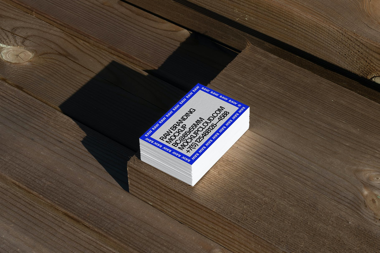 4750 21款质感光影工业风名片卡片设计作品贴图ps样机素材场景展示模板 Raw Business Cards Mockups@GOOODME.COM