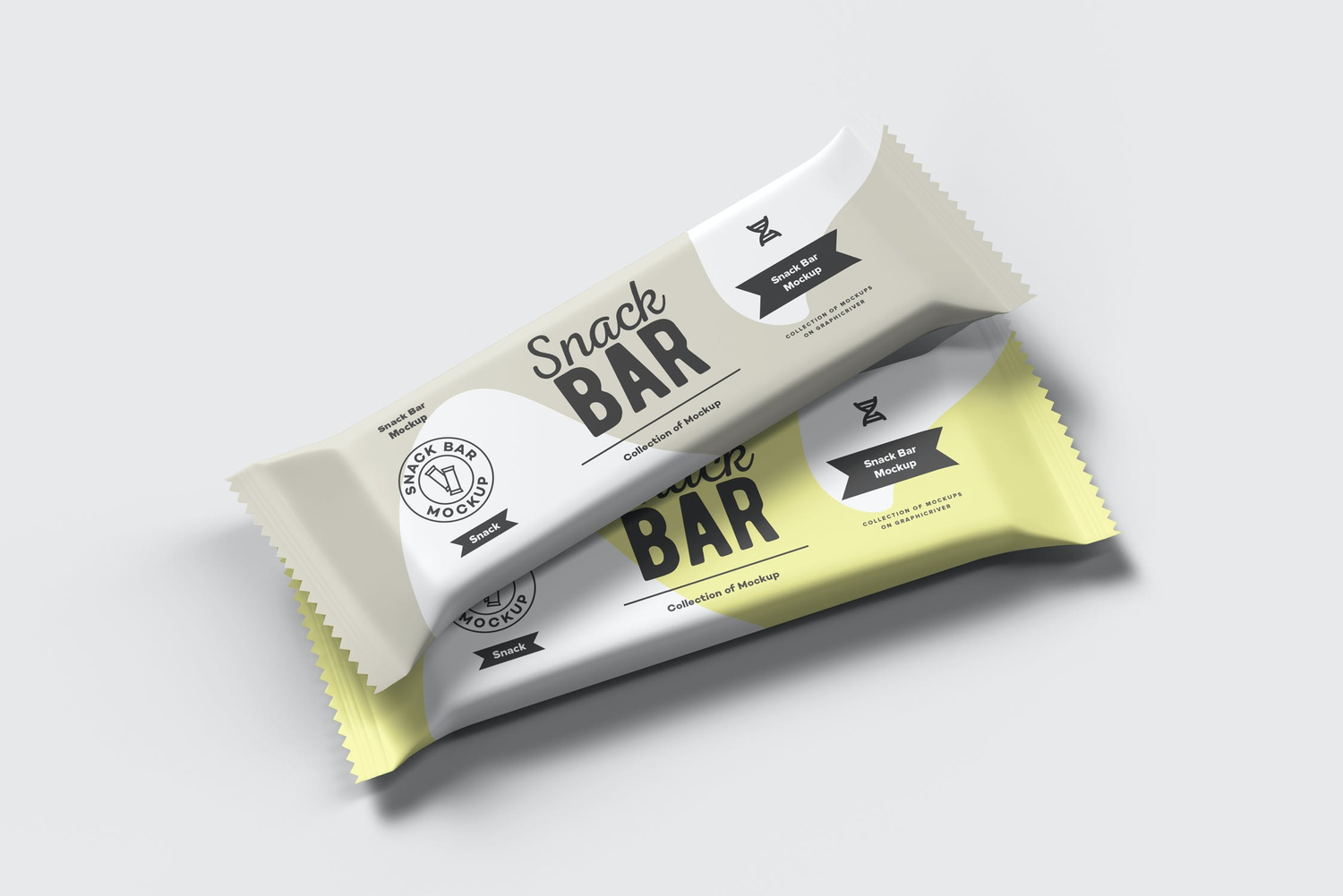 4758 能量棒代餐零食品包装袋设计贴图ps样机素材展示效果模板源文件 Snack Bar Mock-up@GOOODME.COM