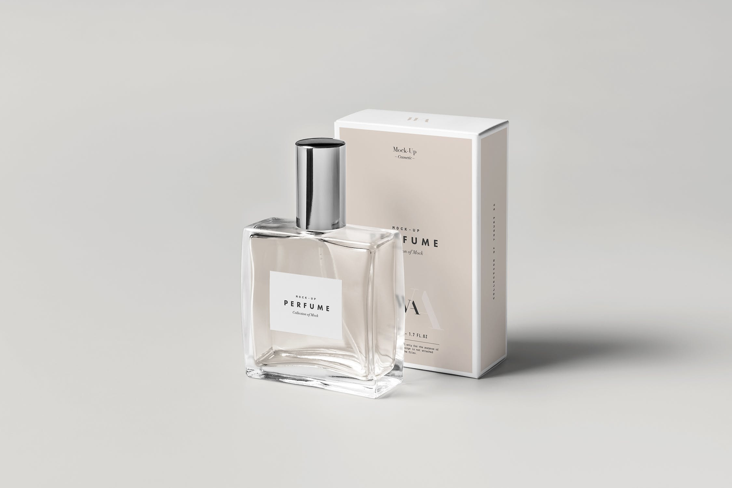 4763 奢侈品高级香水包装盒空白贴图ps样机素材设计模板 Perfume Mock-up@GOOODME.COM
